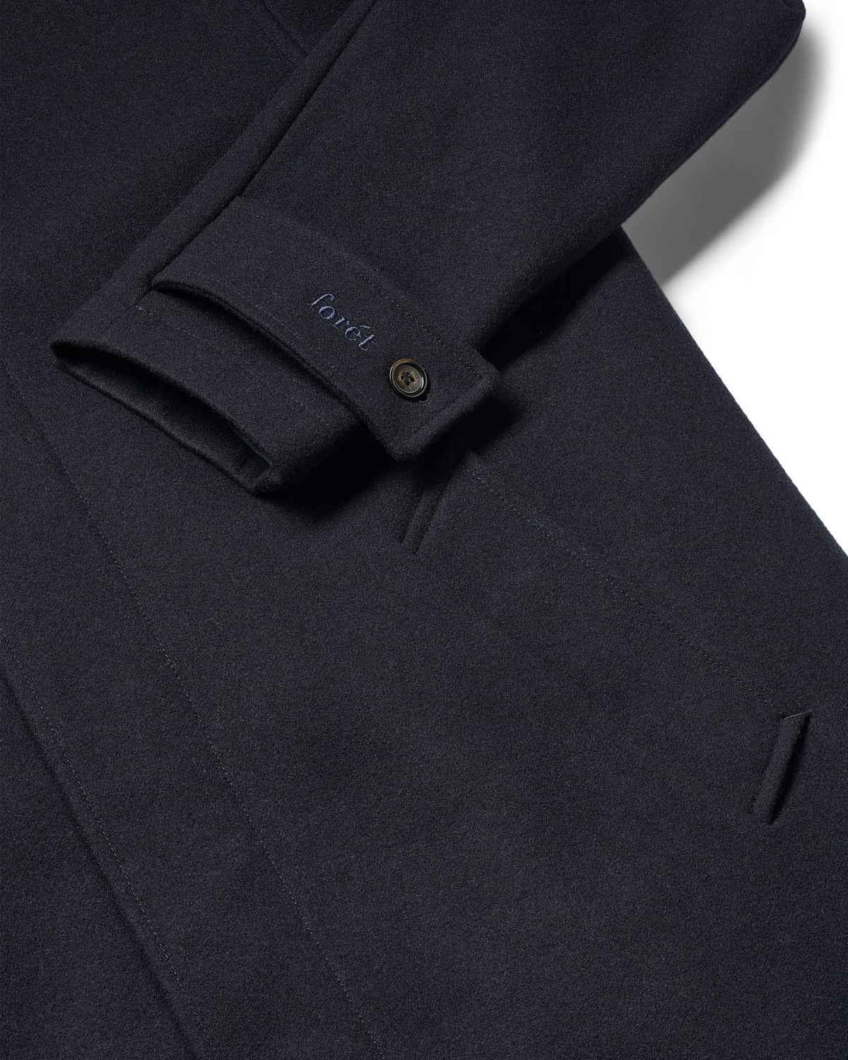 Pine Wool Coat Navy
