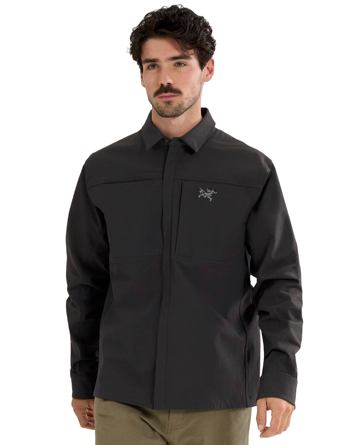 Cronin Cotton Overshirt M Black