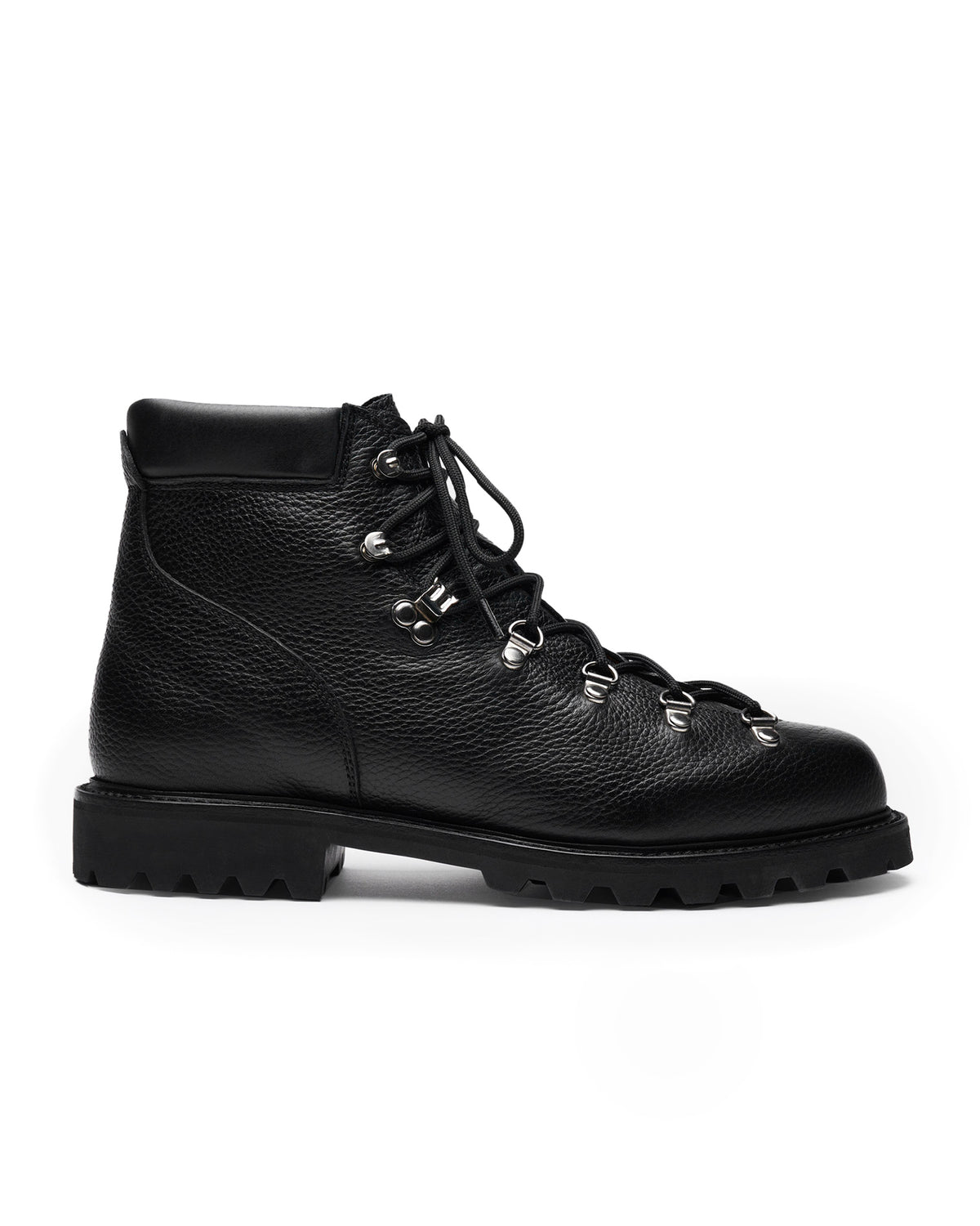 The Hiking Boot Black Grain