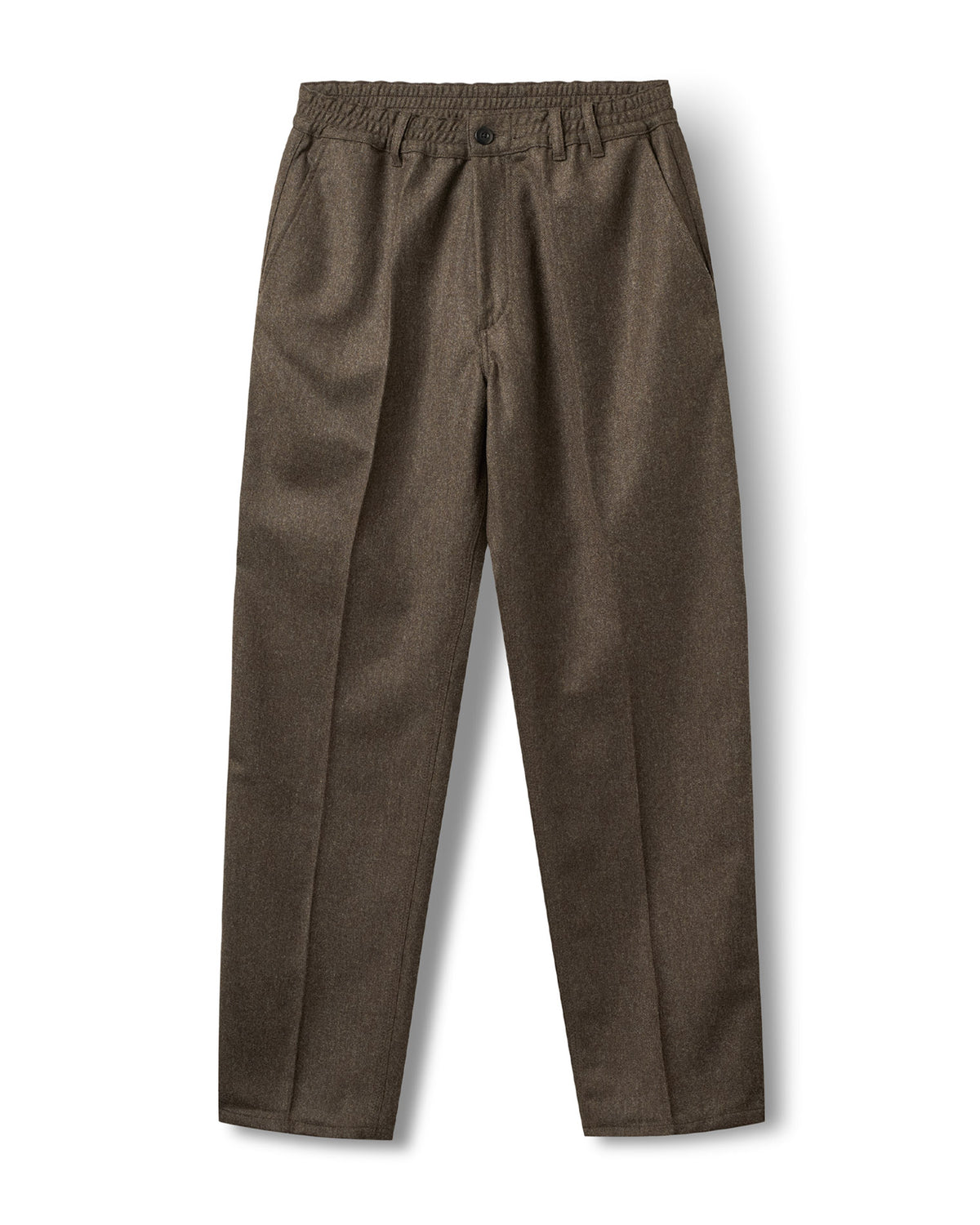Clay Wool Pants Brown