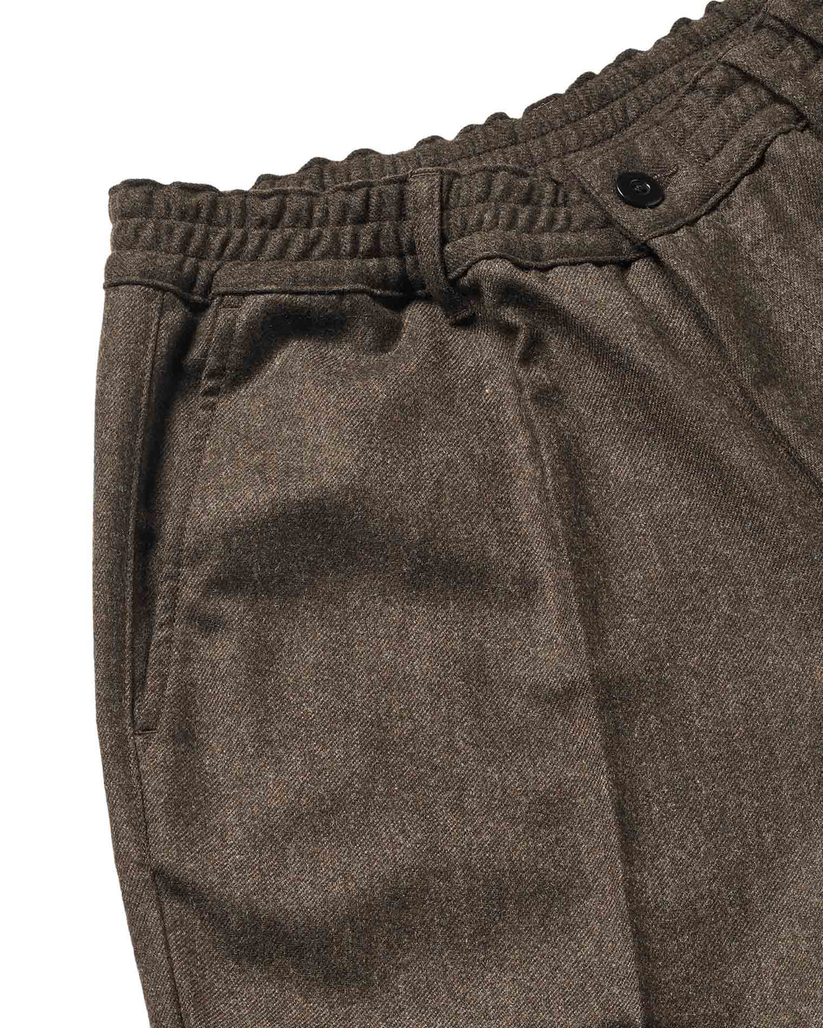 Clay Wool Pants Brown