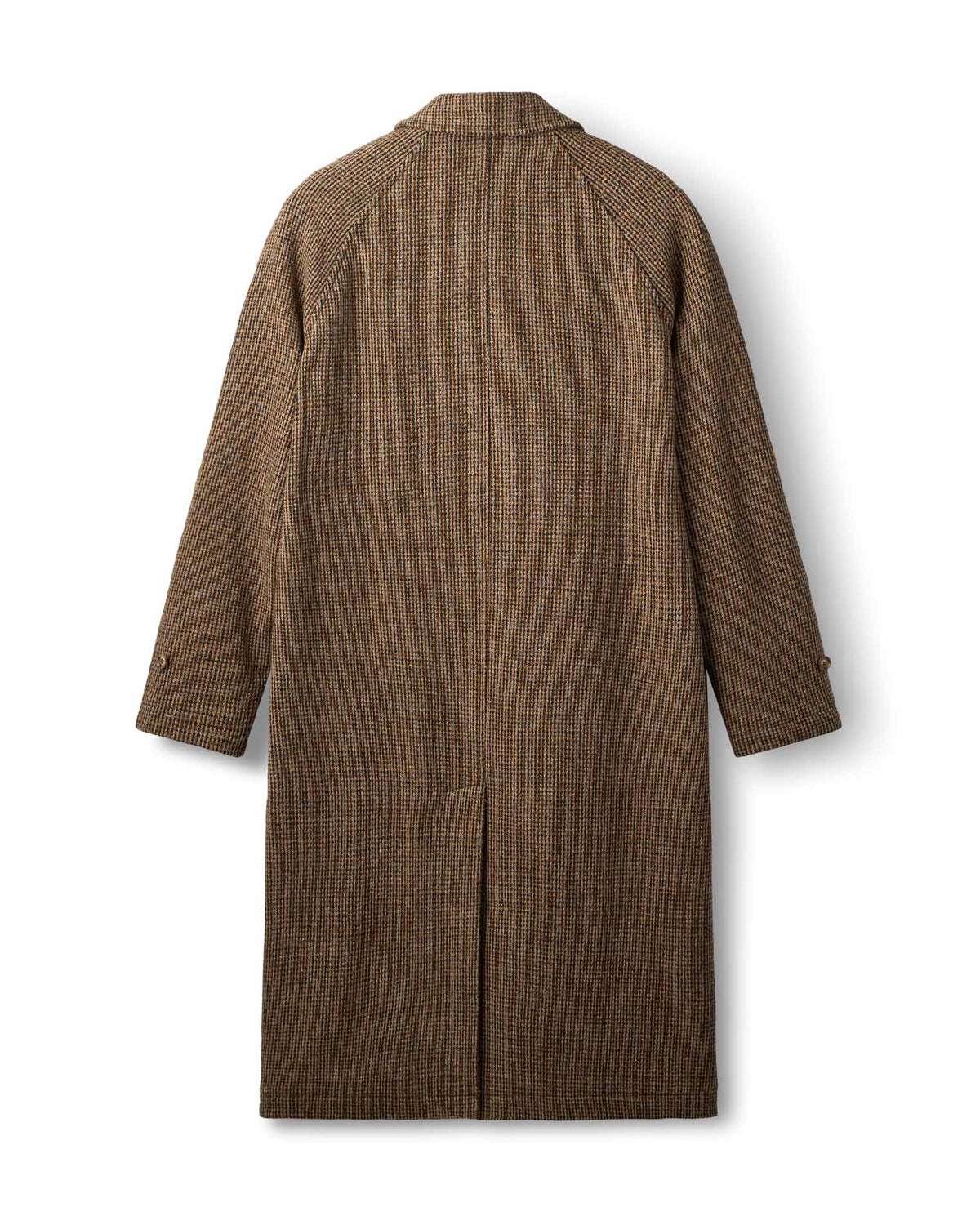 Pine Harris Tweed Wool Coat Check
