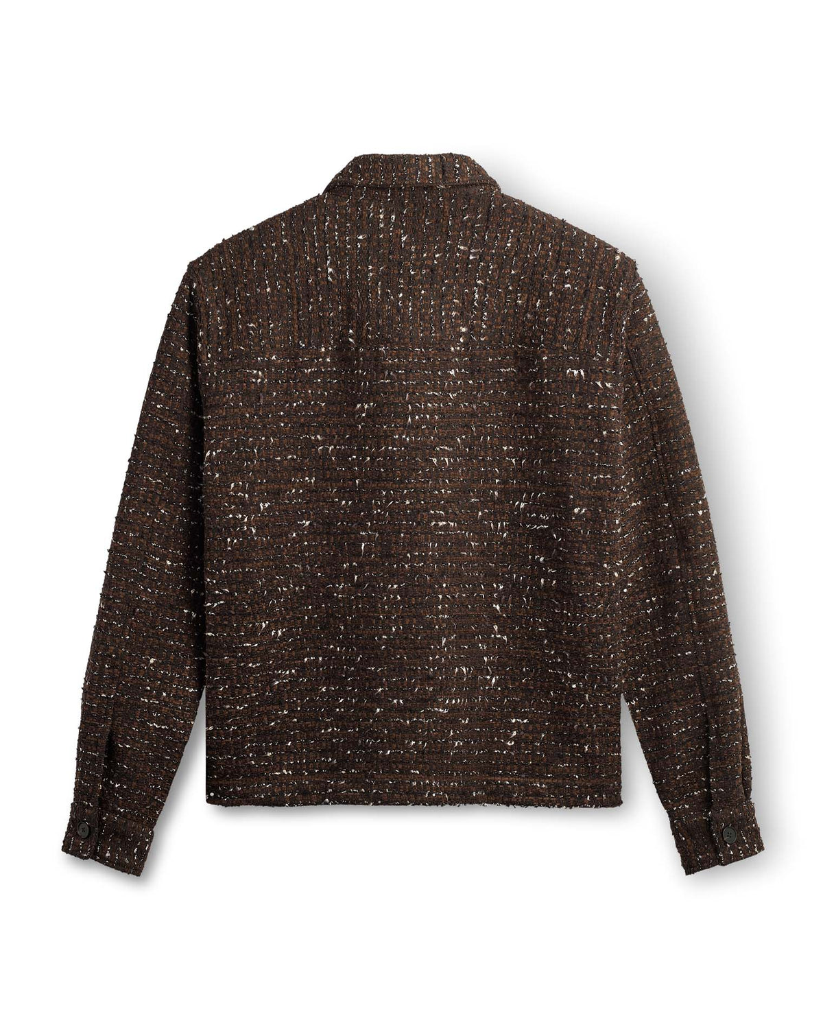 Sun Bouclé Relaxed Fit Overshirt Brown