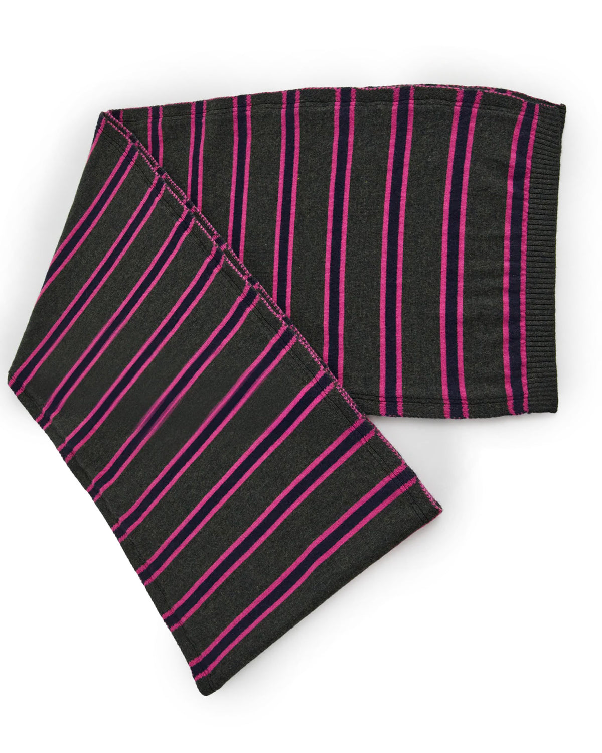 Cold Scarf Pink Stripe