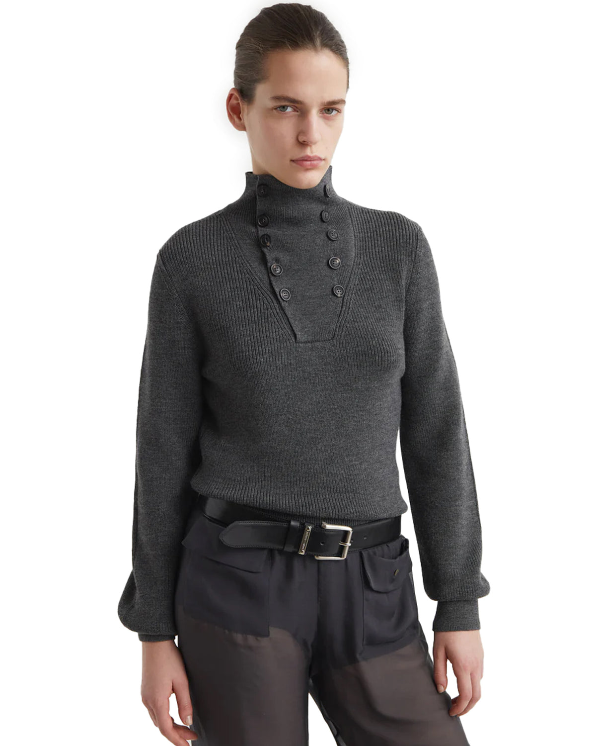 Milon Turtleneck Sweater Grey