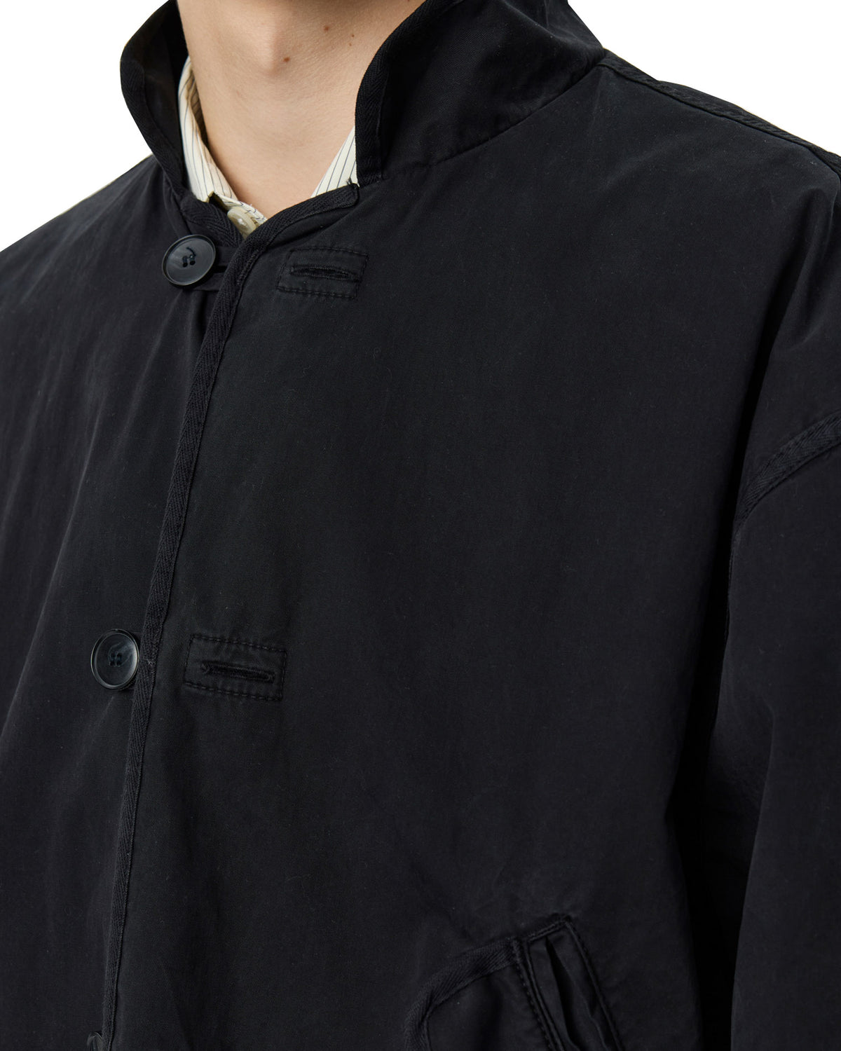 Liner Jacket Dusty Black Dense Cotton
