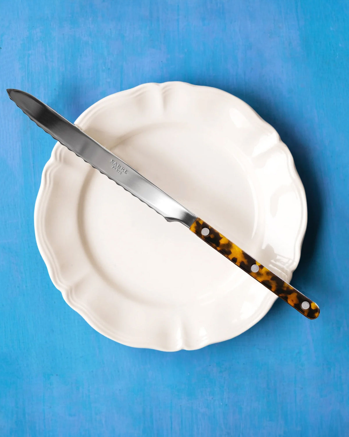 Bistro Bread Knife Faux Tortoise