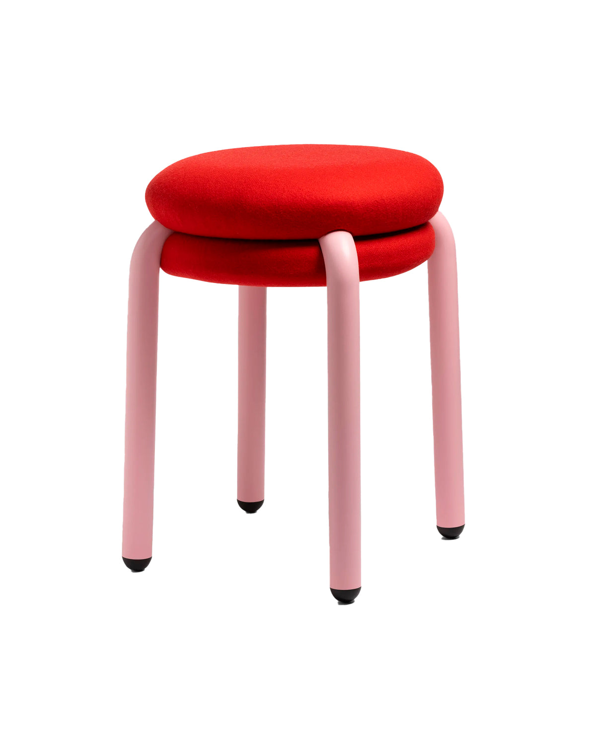 Stool Macaron Red/Pink
