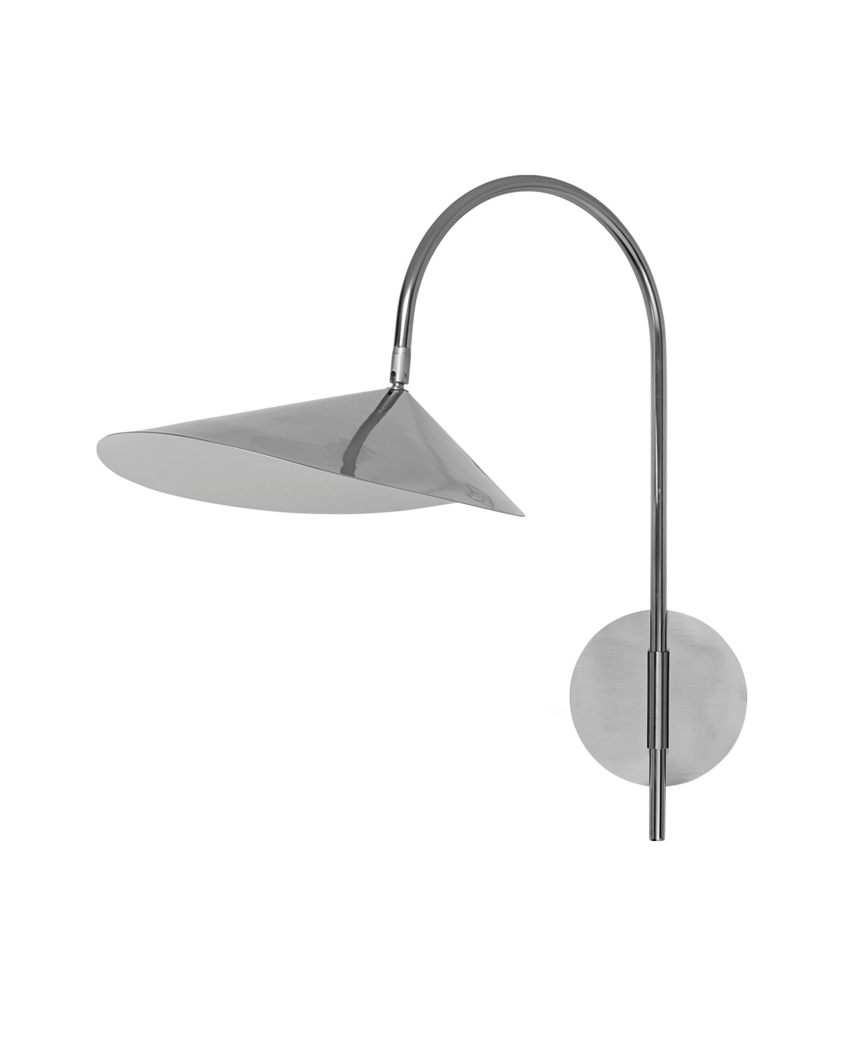 Arum Swivel Wall Lamp Hardwired Stainless Steel