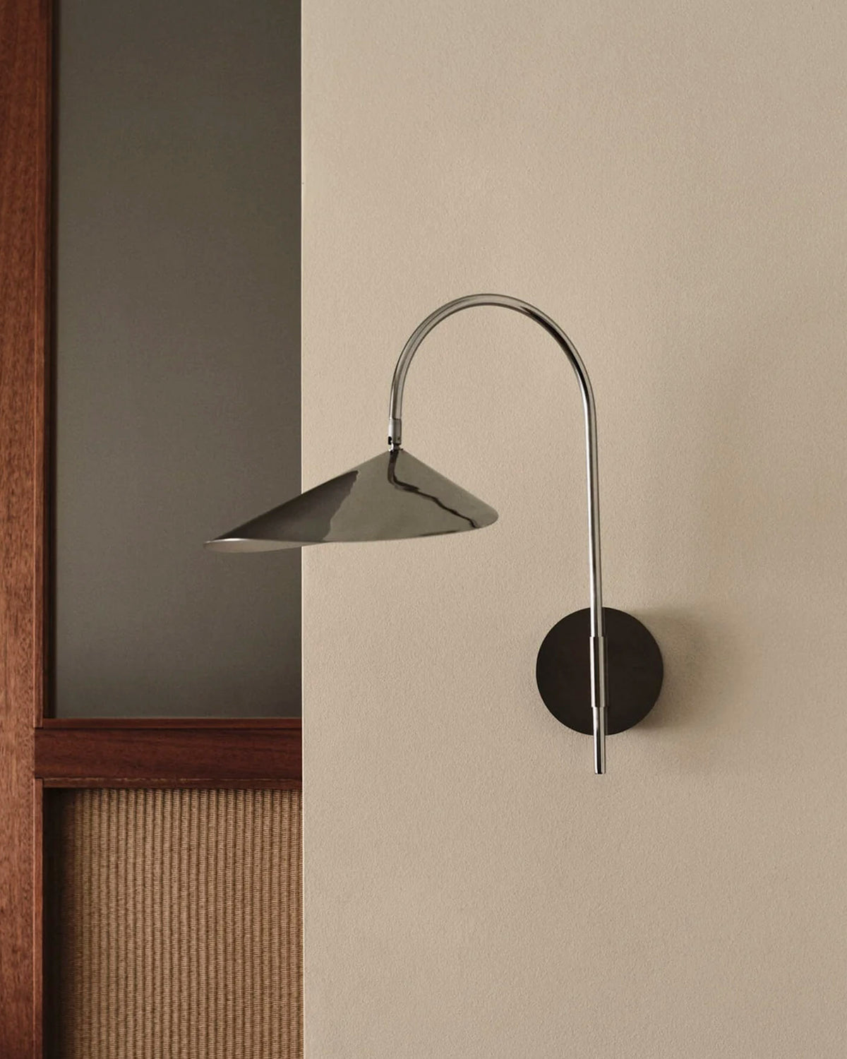 Arum Swivel Wall Lamp Hardwired Stainless Steel