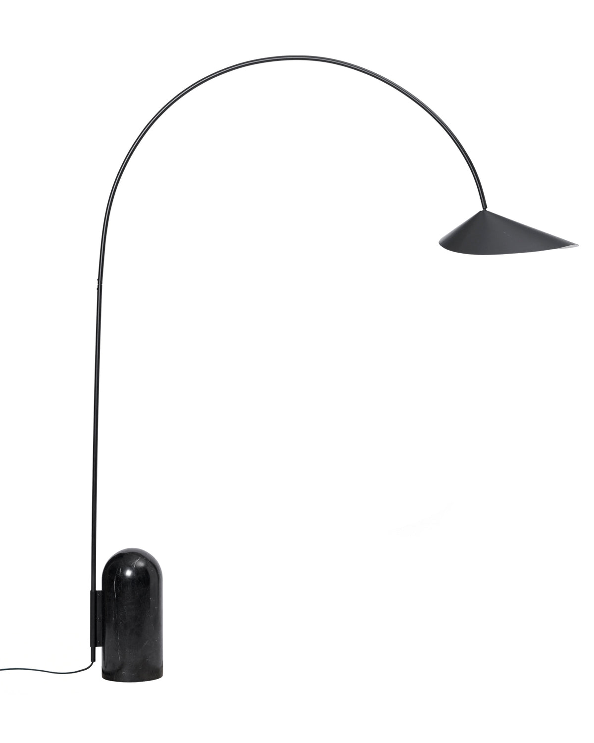 Arum Arched Floor Lamp Black