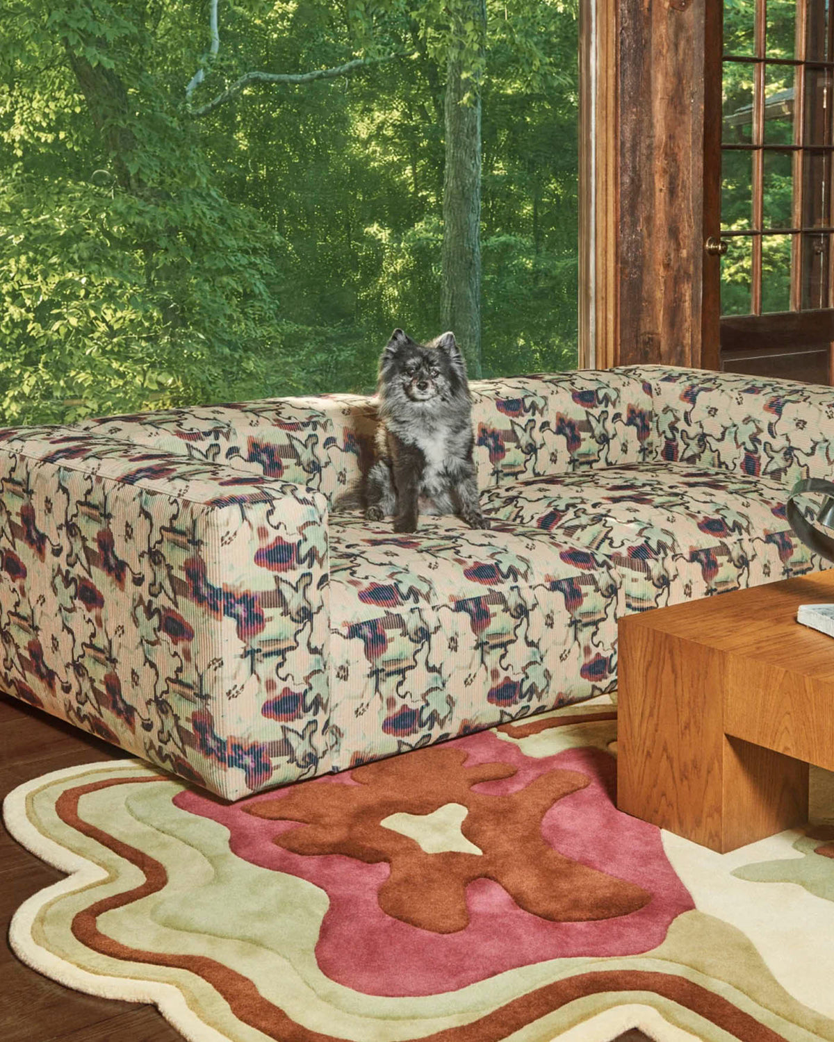 Collina Strada Wool Rug Petal Olive Plum