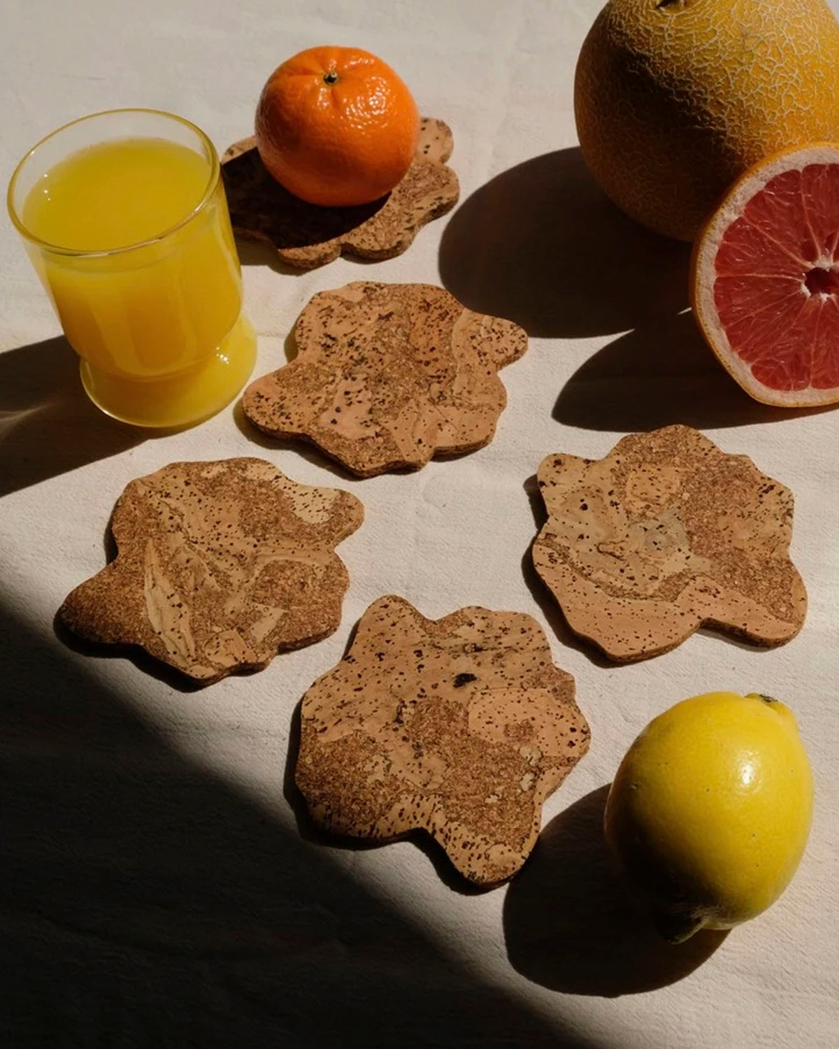 Cork Coasters 4-pack Organic