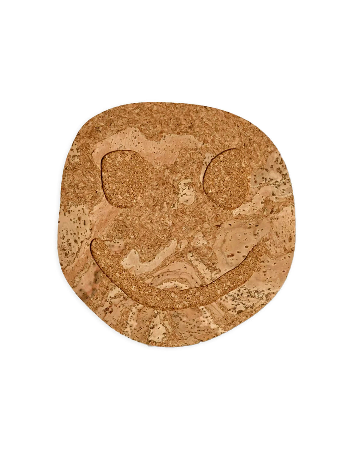 Cork Trivet Smiley Happy