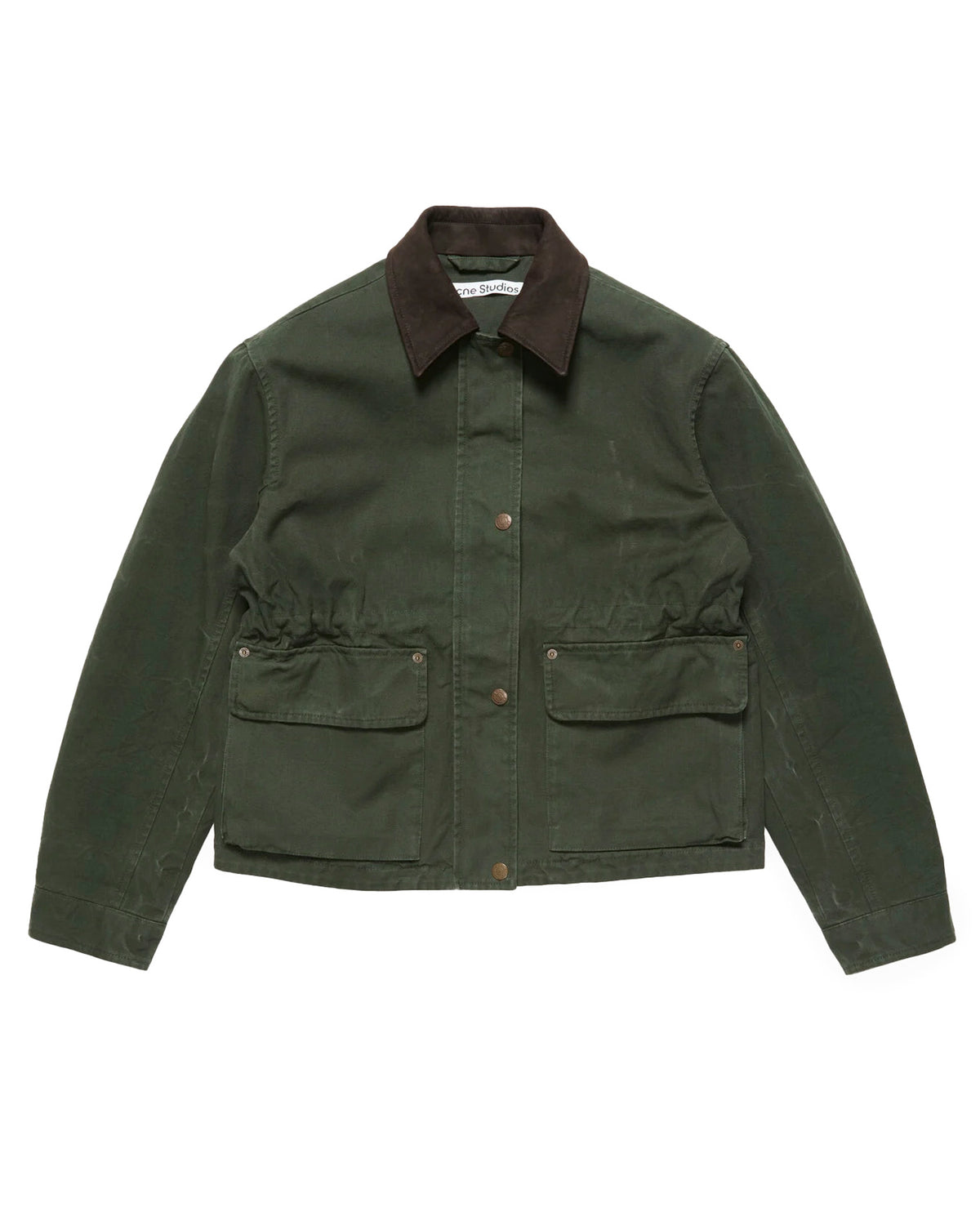 Cotton Canvas Hunter Jacket Dark Green
