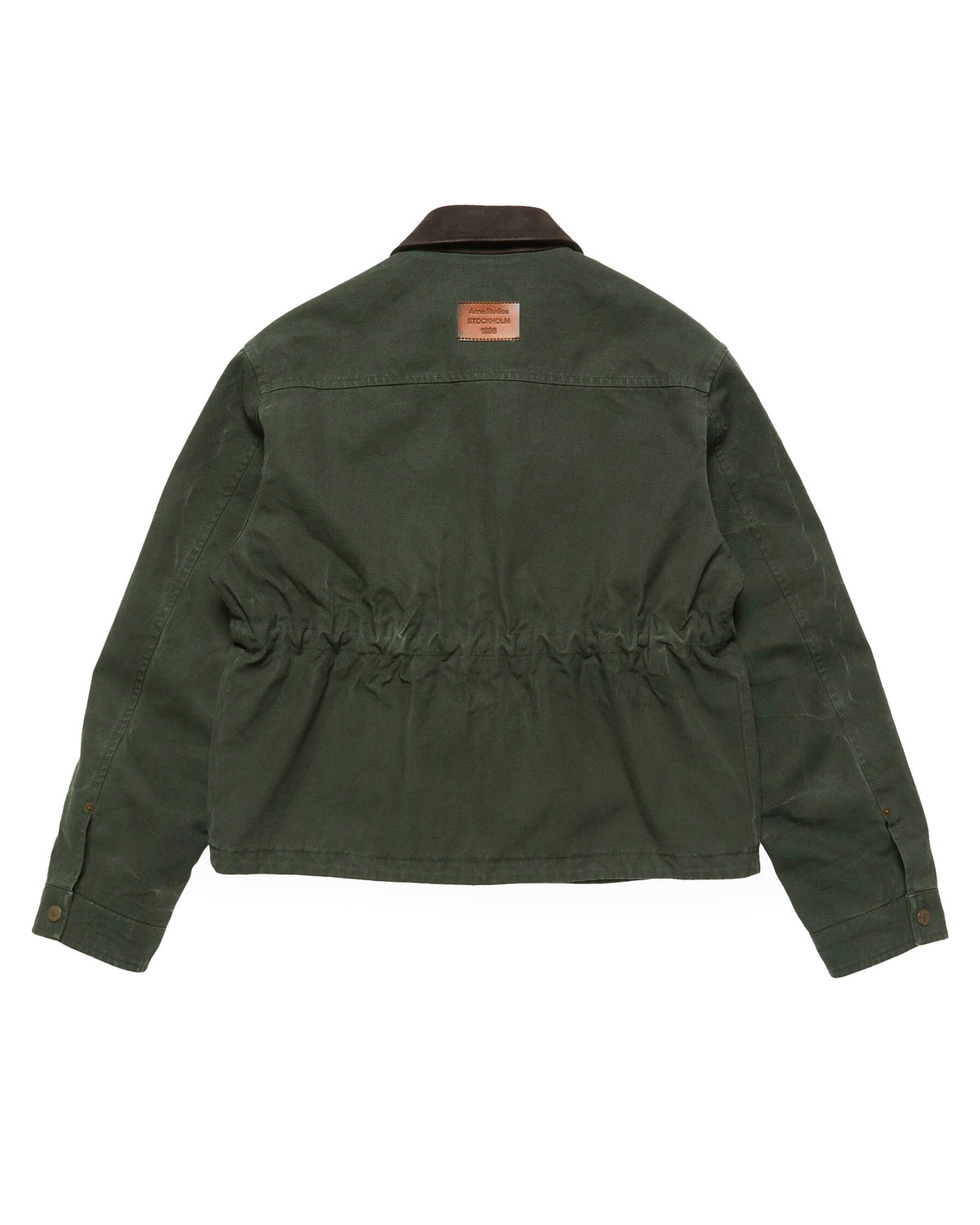 Cotton Canvas Hunter Jacket Dark Green