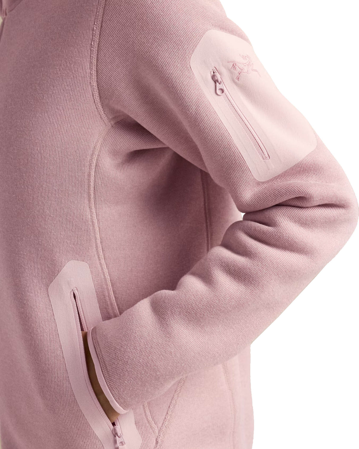 Covert Cardigan W Alpine Rose/Heather