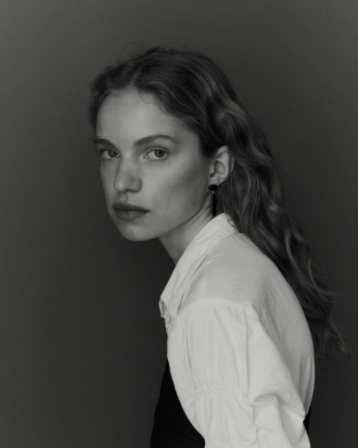 Dagny Long Earrings Silver