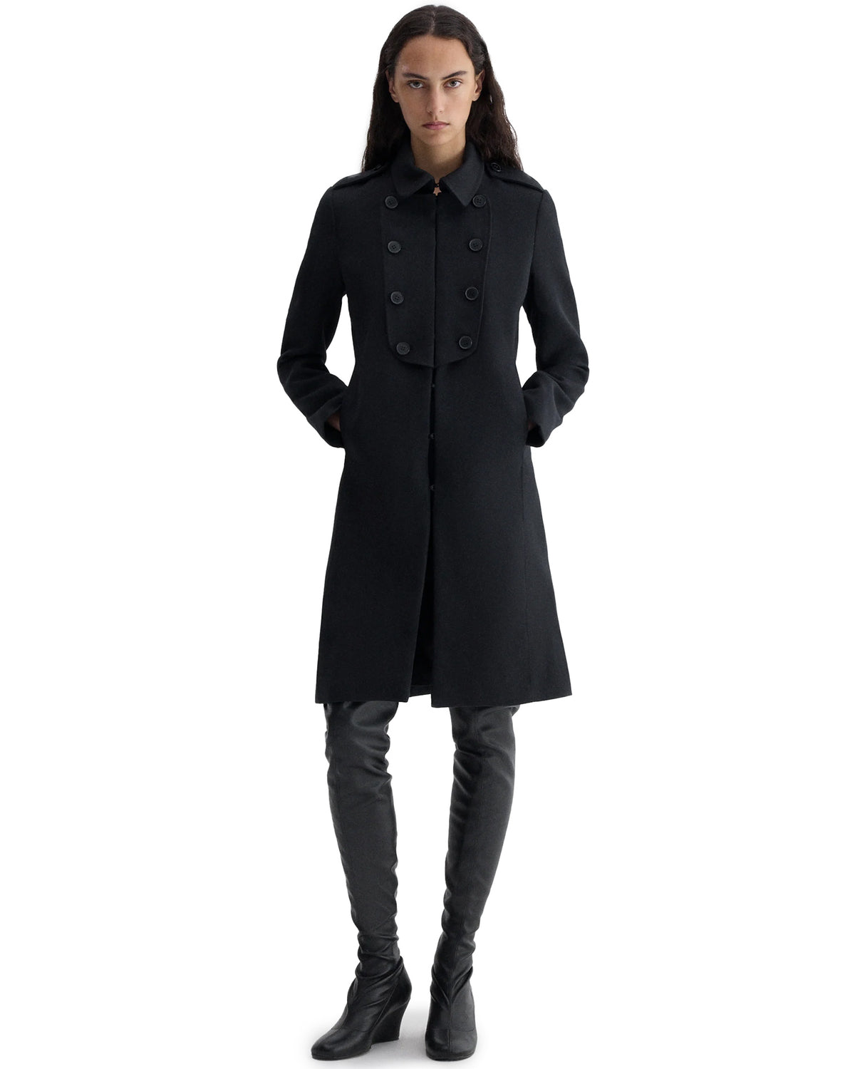 Greta Coat Black