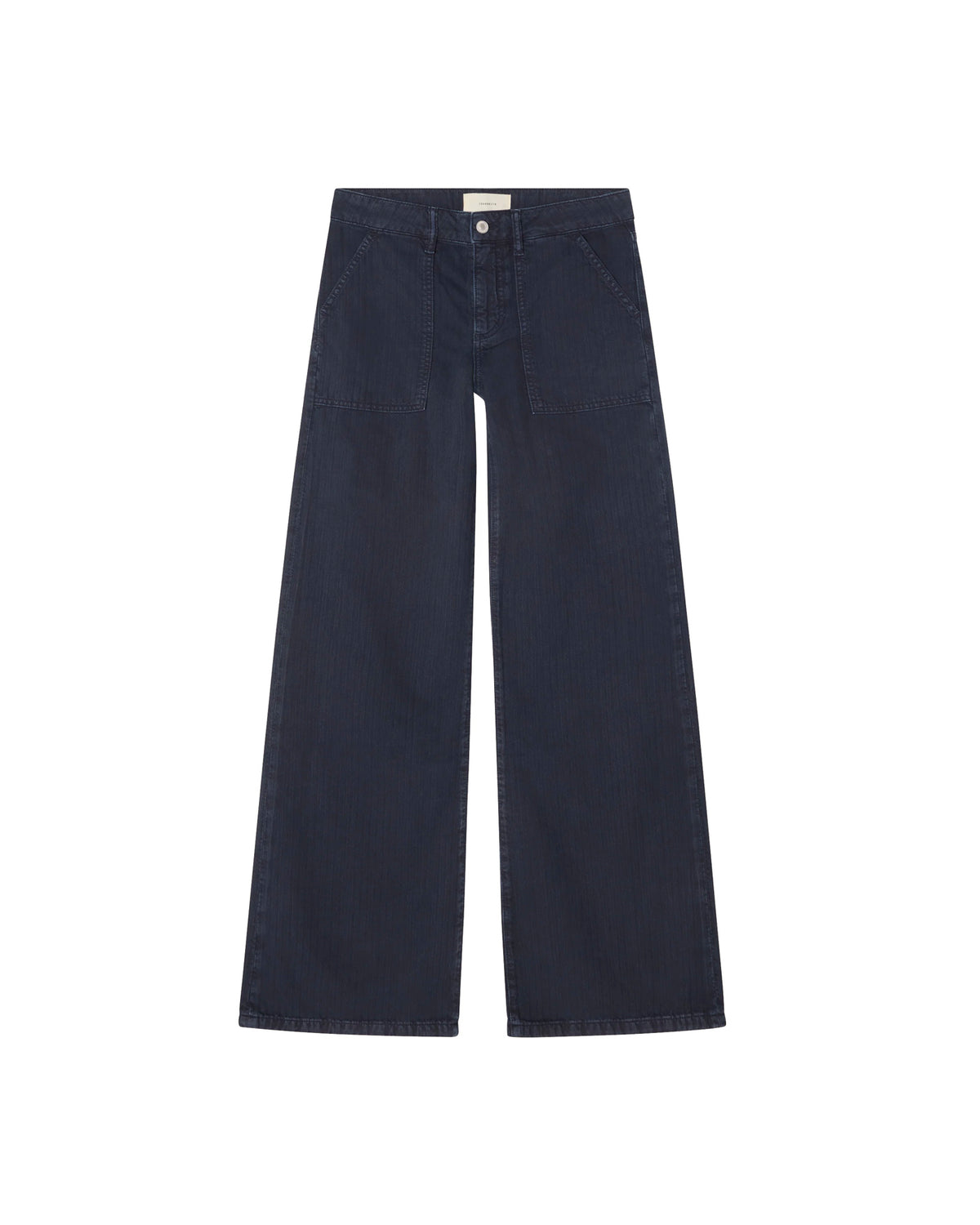 Guell Trousers Chevron Blue Black