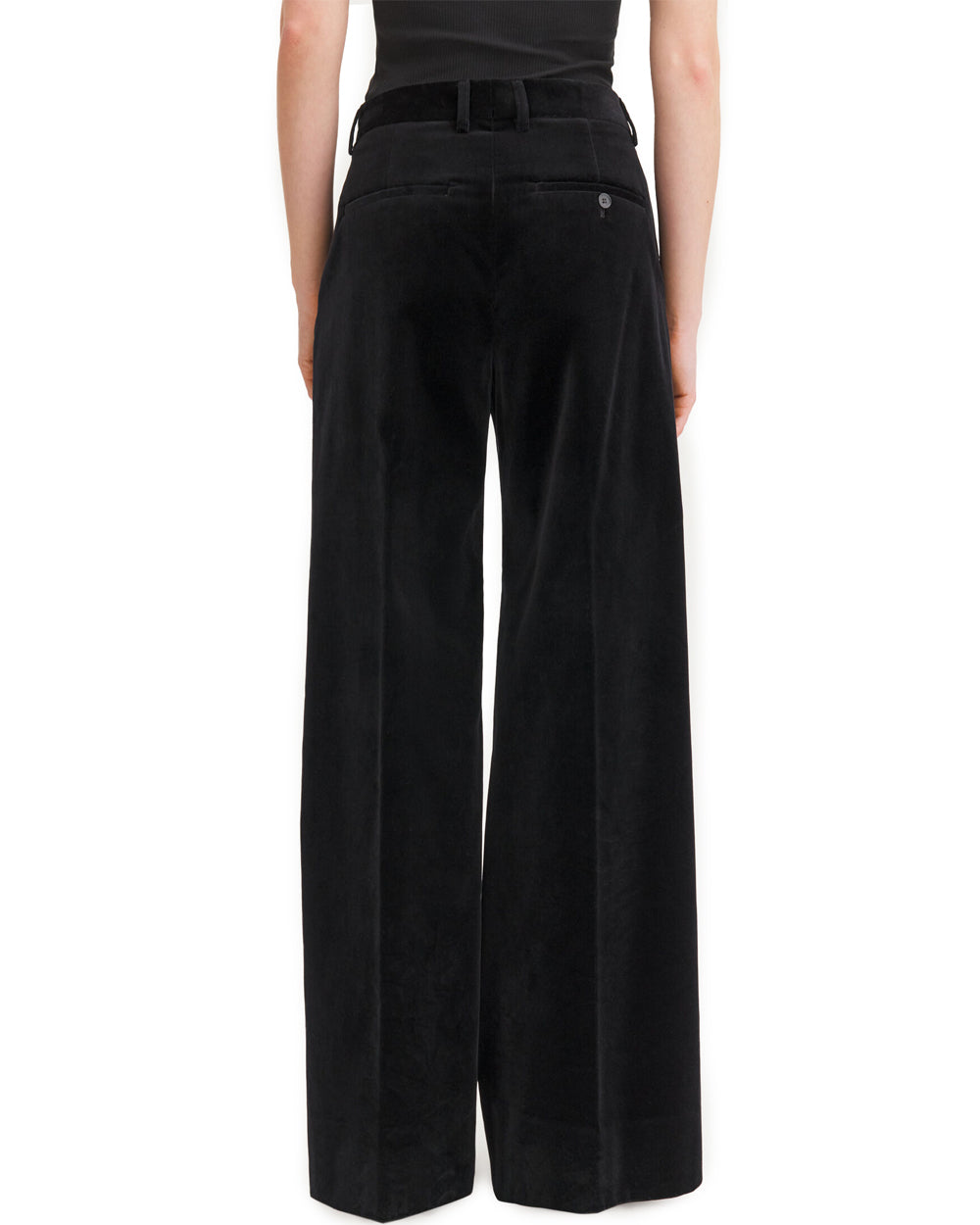 Harlow Velvet Trousers Black