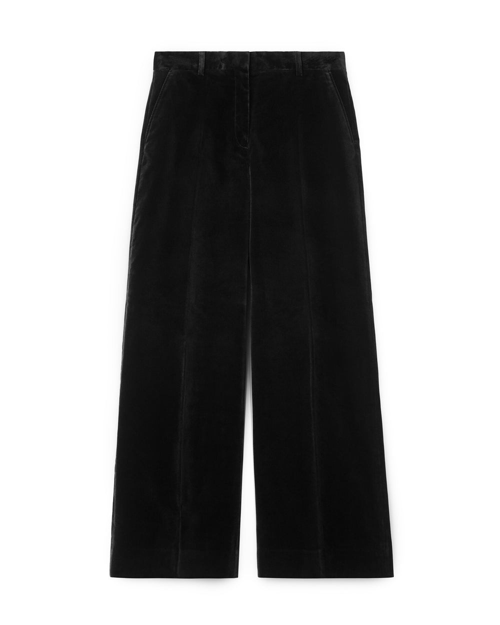Harlow Velvet Trousers Black