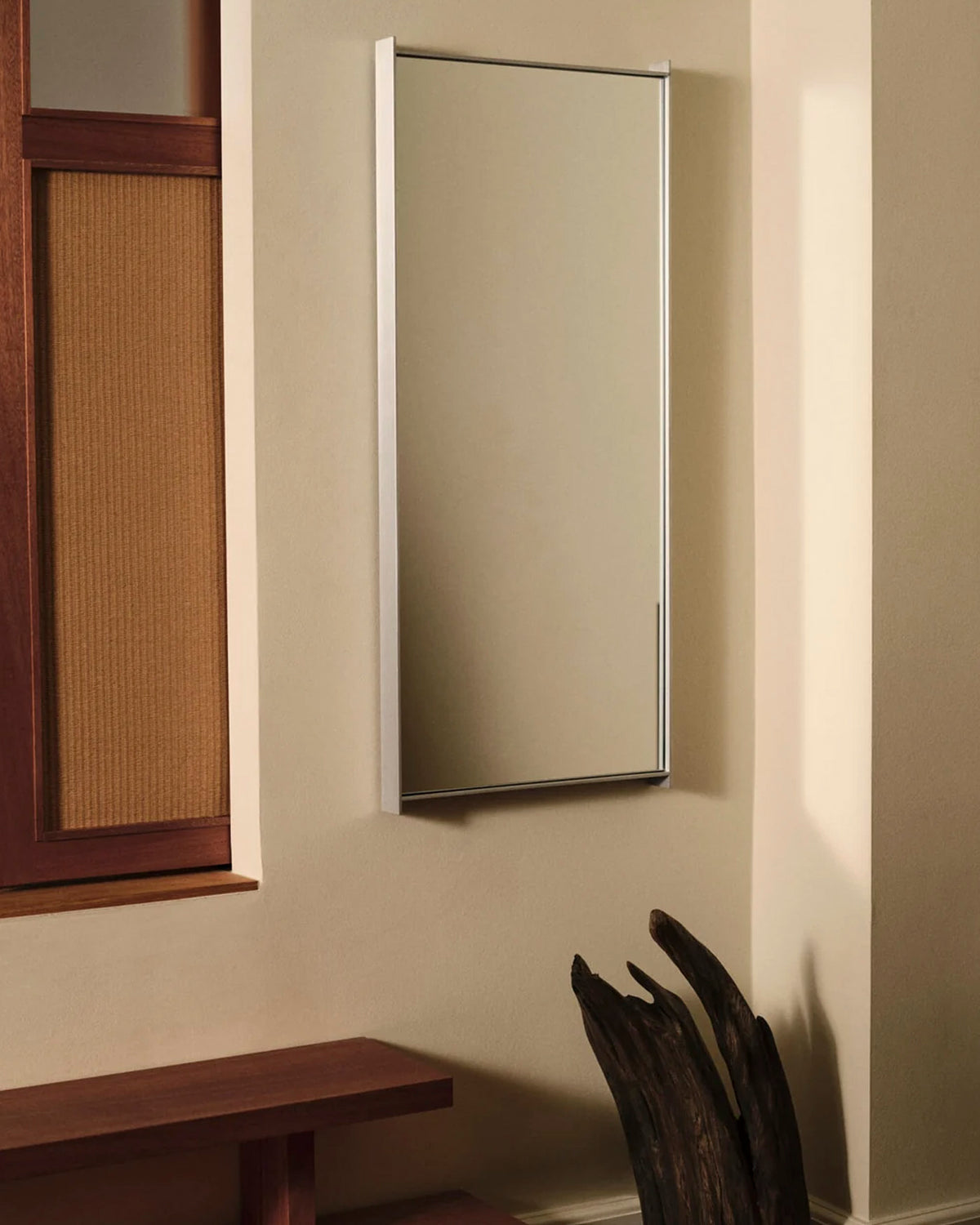 Lager Mirror Narrow Aluminium