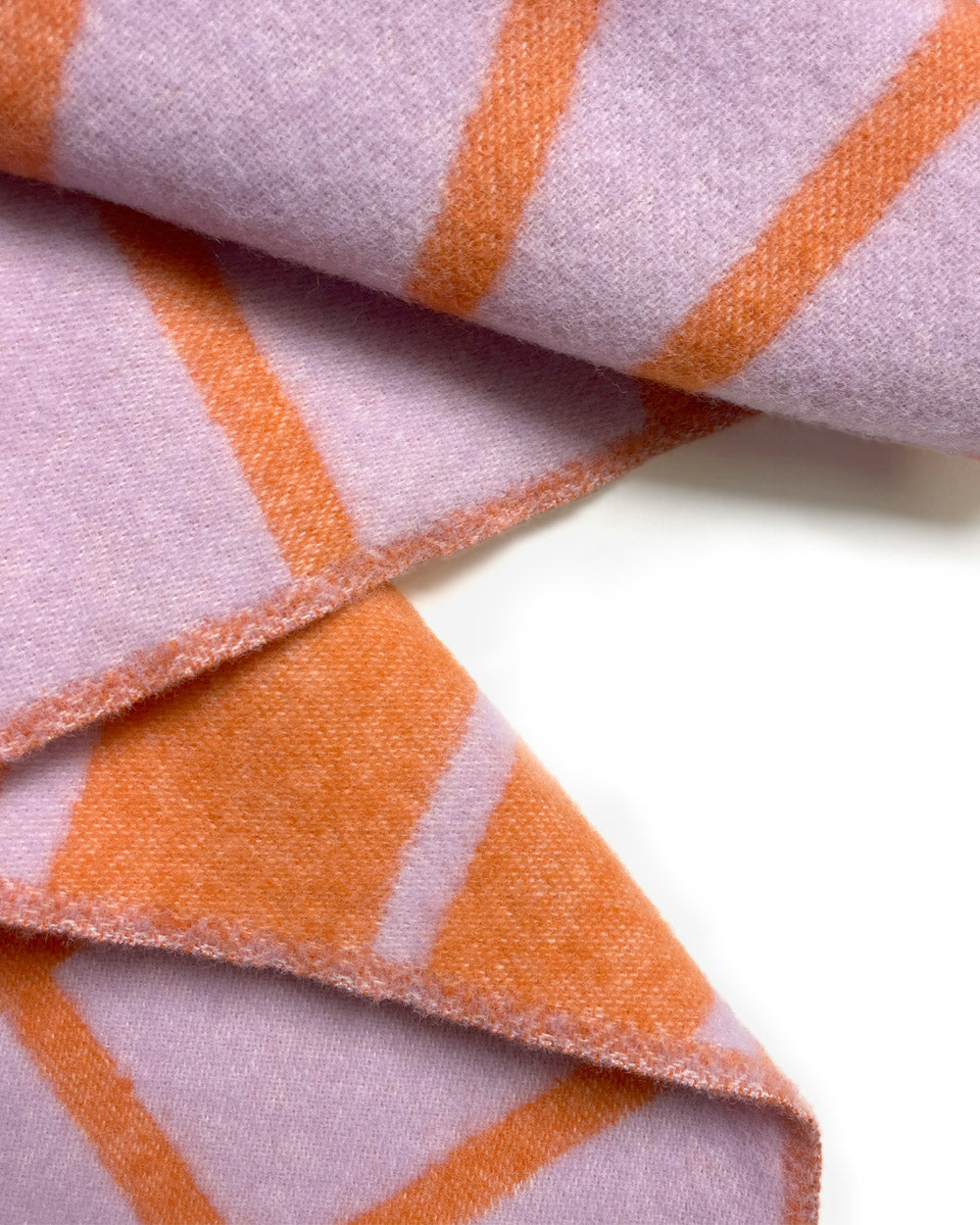 Lines Blanket Lilac/Orange