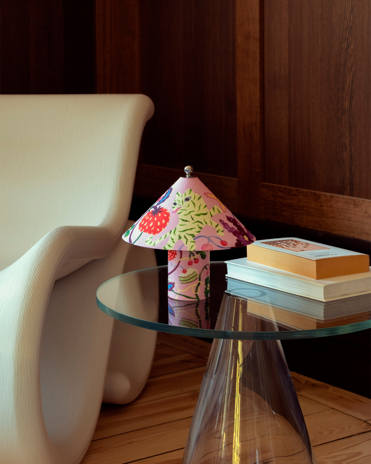 Loulou Lamp Portable Blush Garden