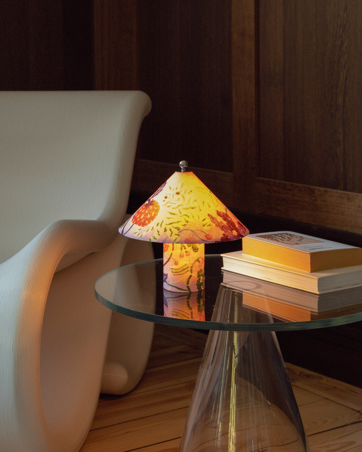 Loulou Lamp Portable Blush Garden