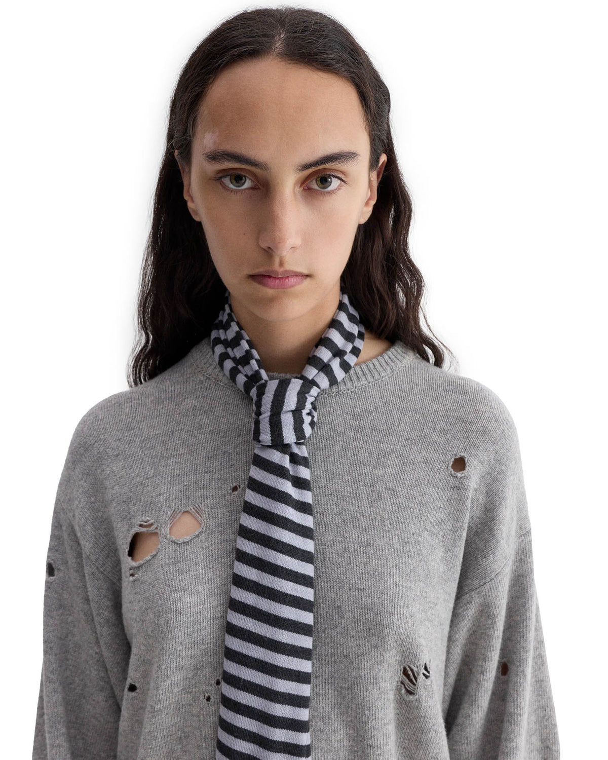 Magali Scarf Grey/Black