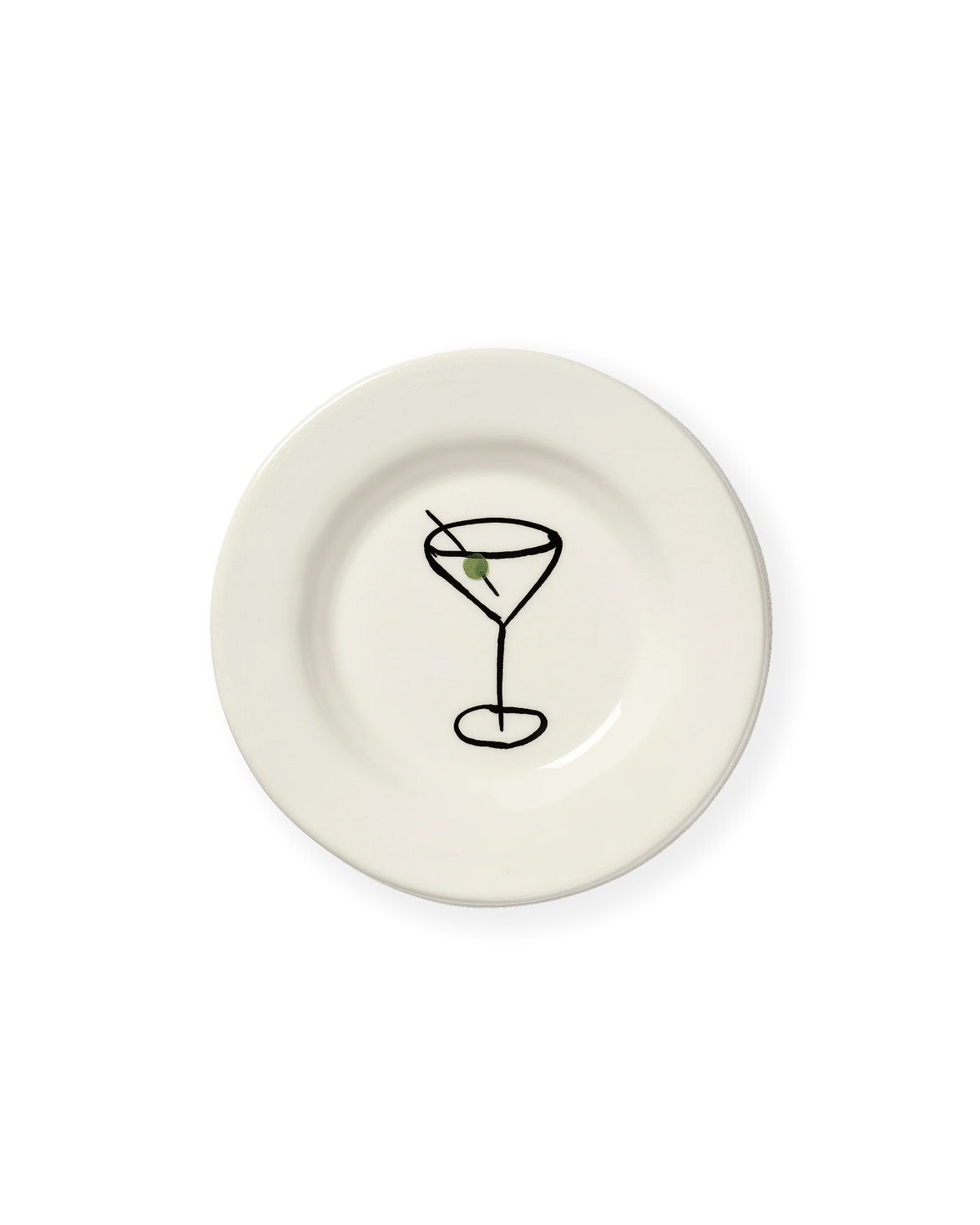 Martini Tapas Plate Black