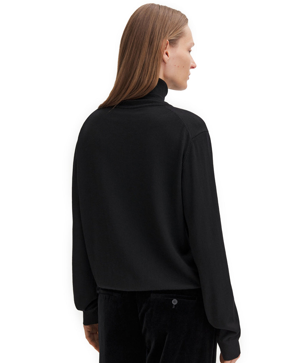 Merino Turtleneck Sweater Black
