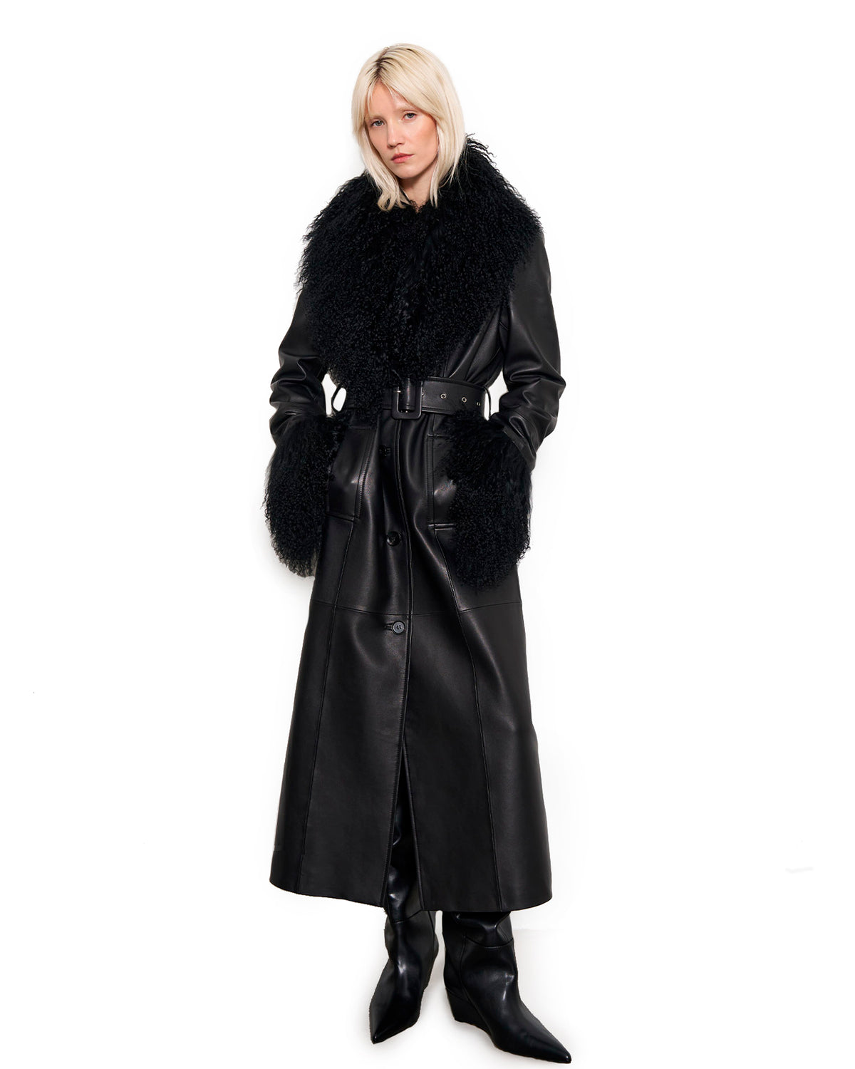 Monica Coat Black