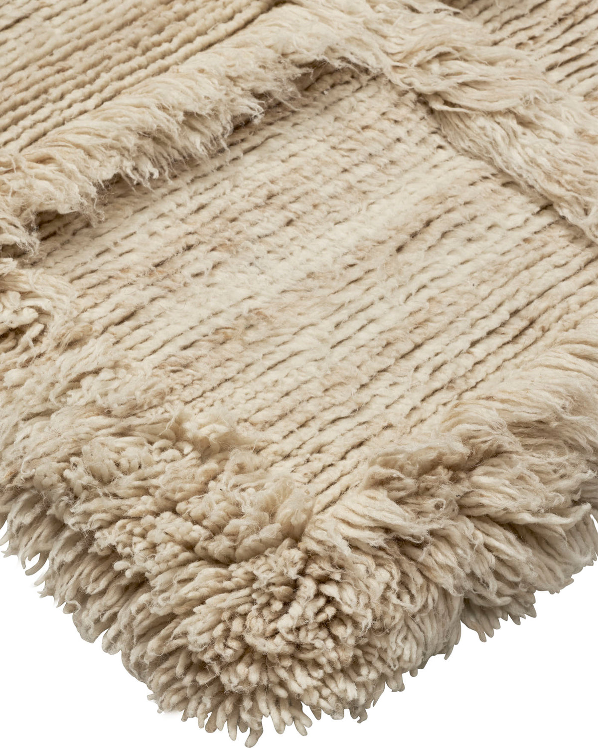 Norte Grid Rug Natural