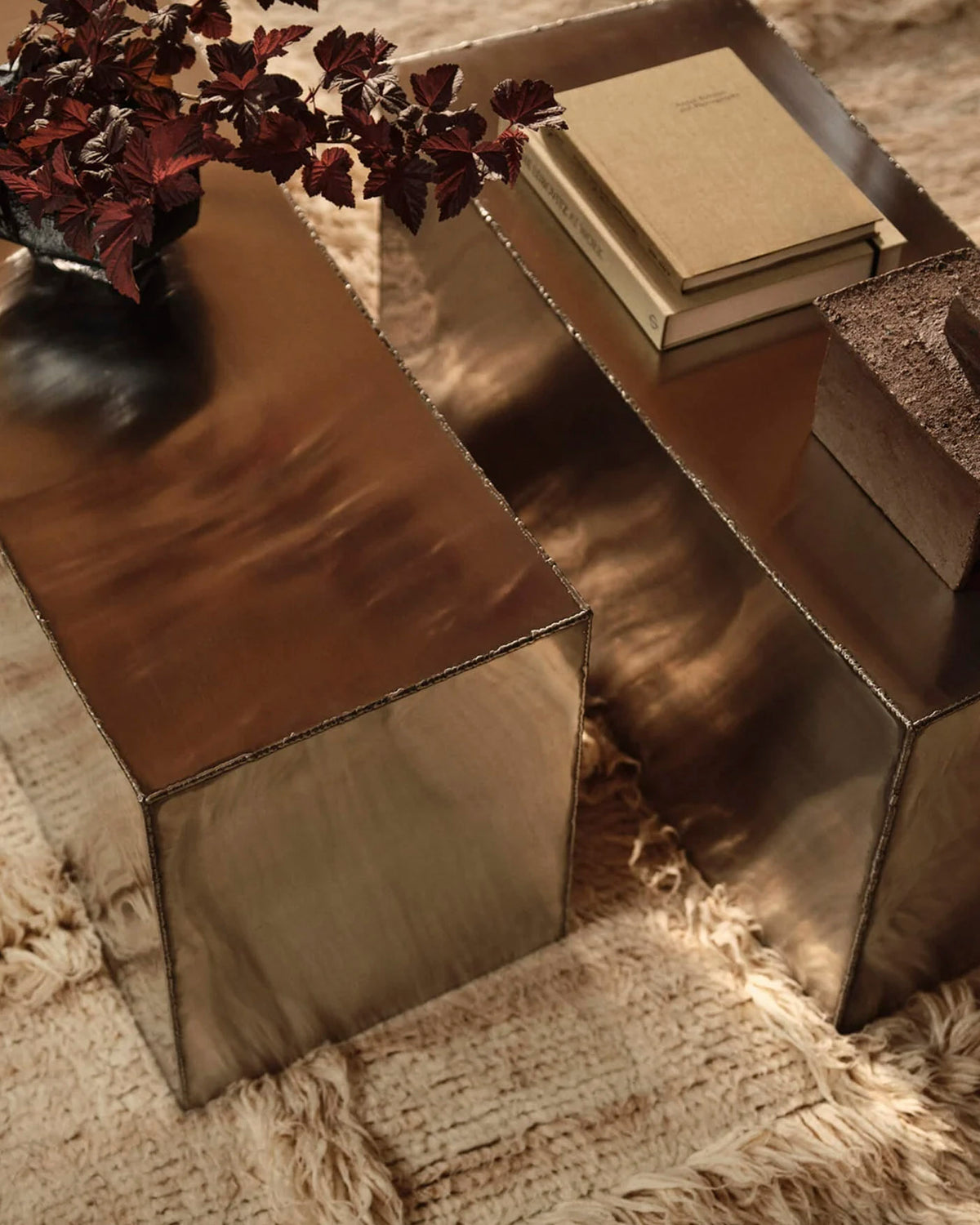 Norte Grid Rug Natural