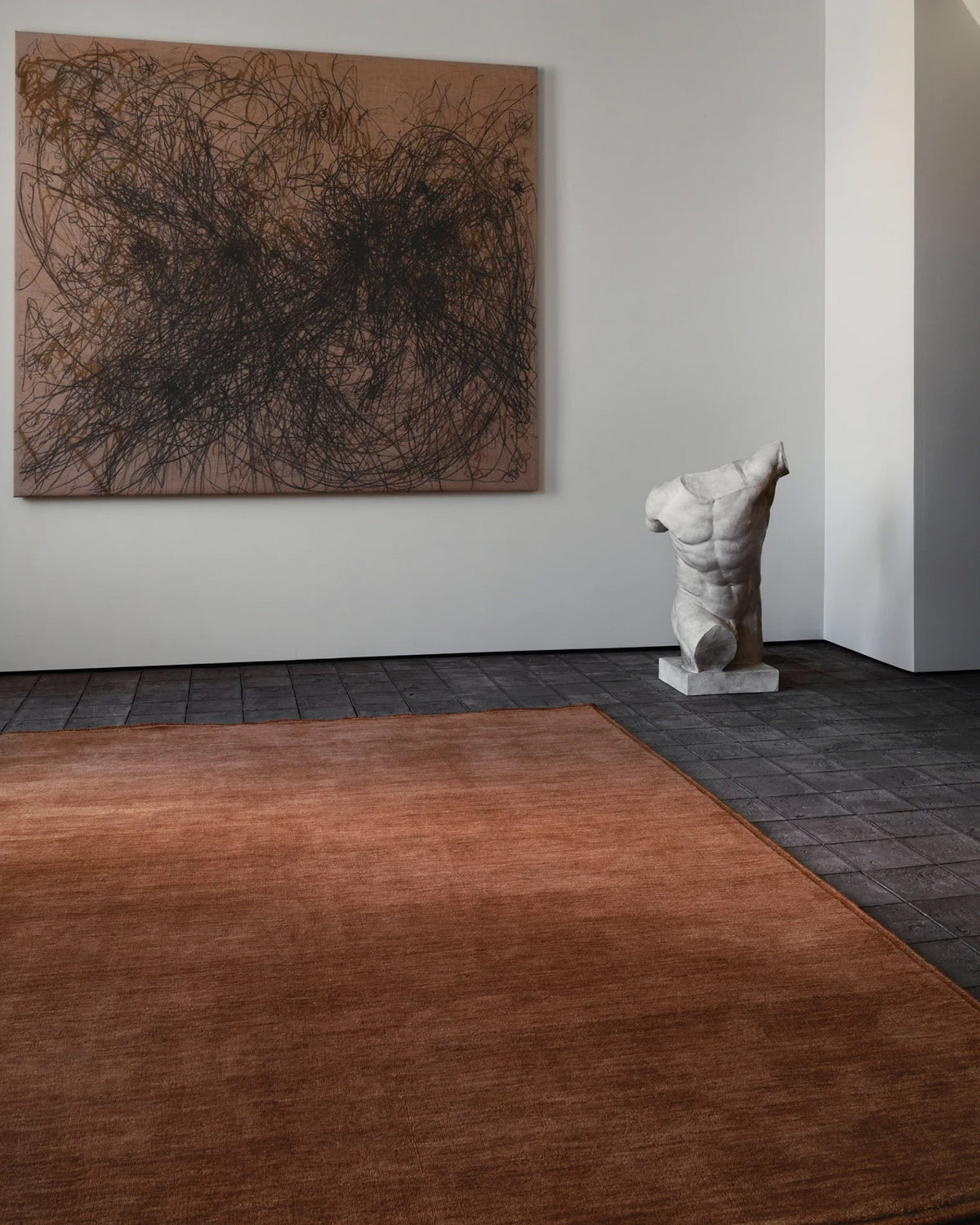 Palette Rug Rust
