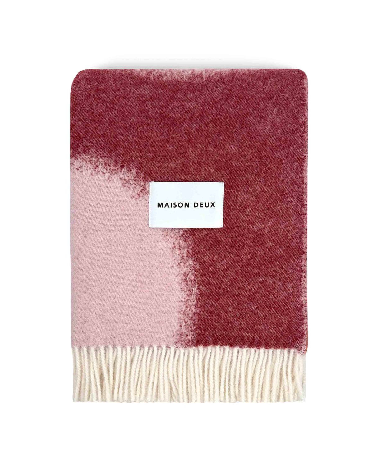 Polka Bold Blanket Bordo/Pink