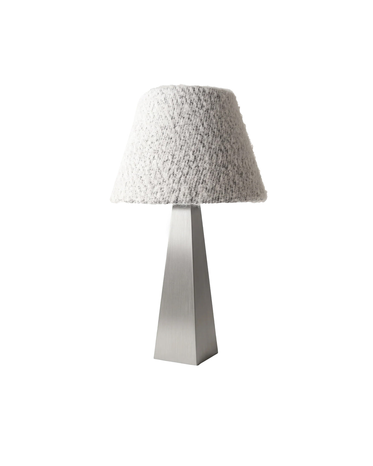 Pyramid Table Lamp Steel