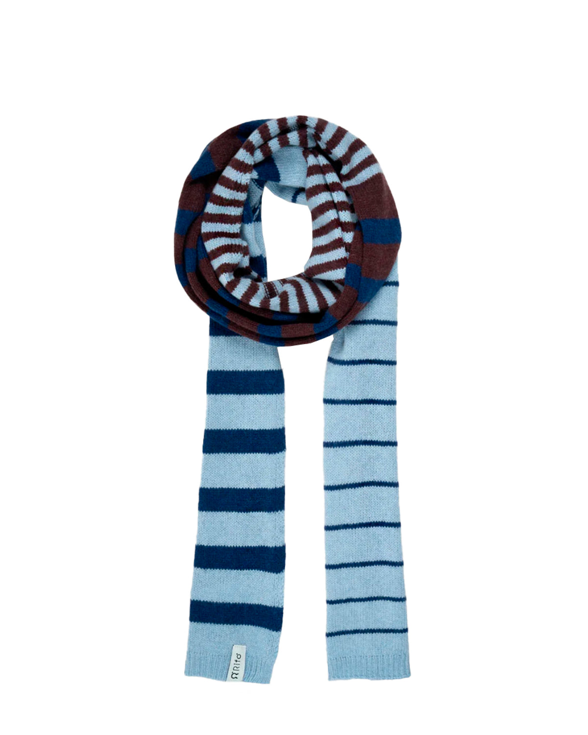 Rino Scarf Multicolor Azzurro