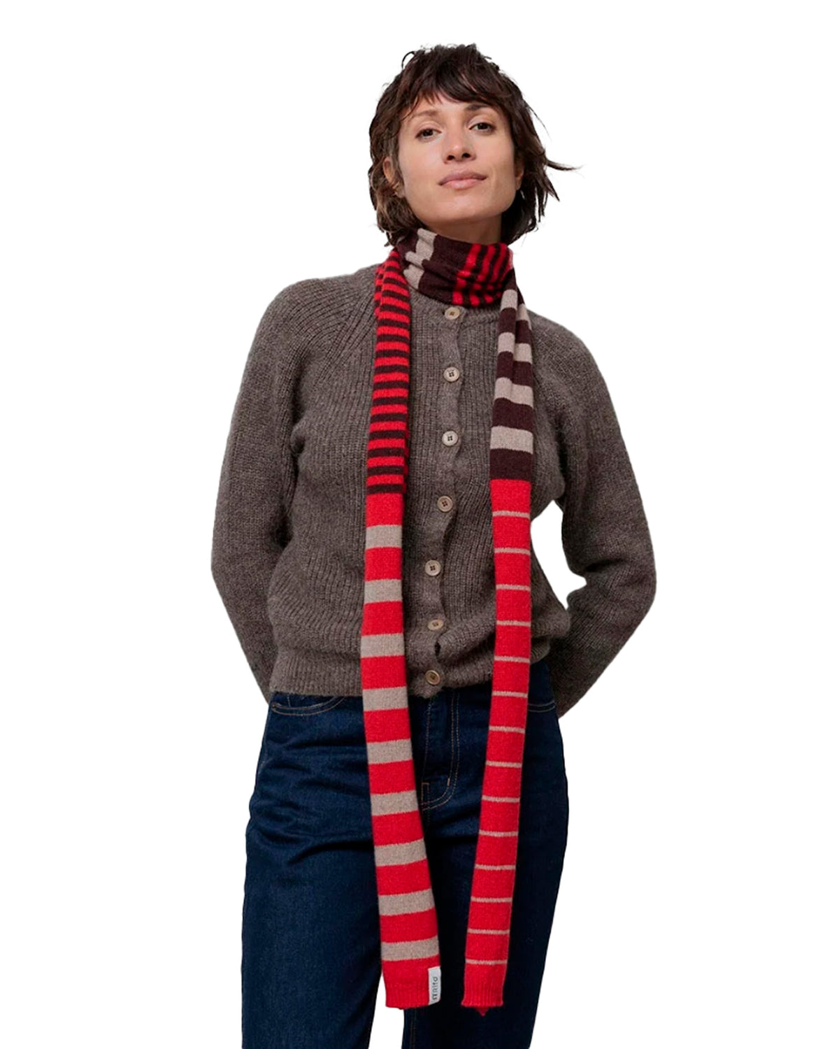 Rino Scarf Multicolor Rosso