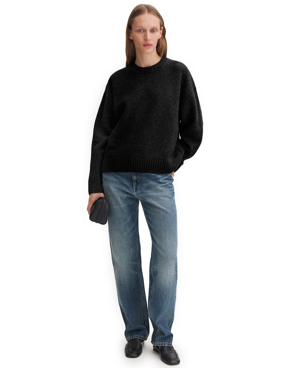 Wool Cashmere Sweater Black