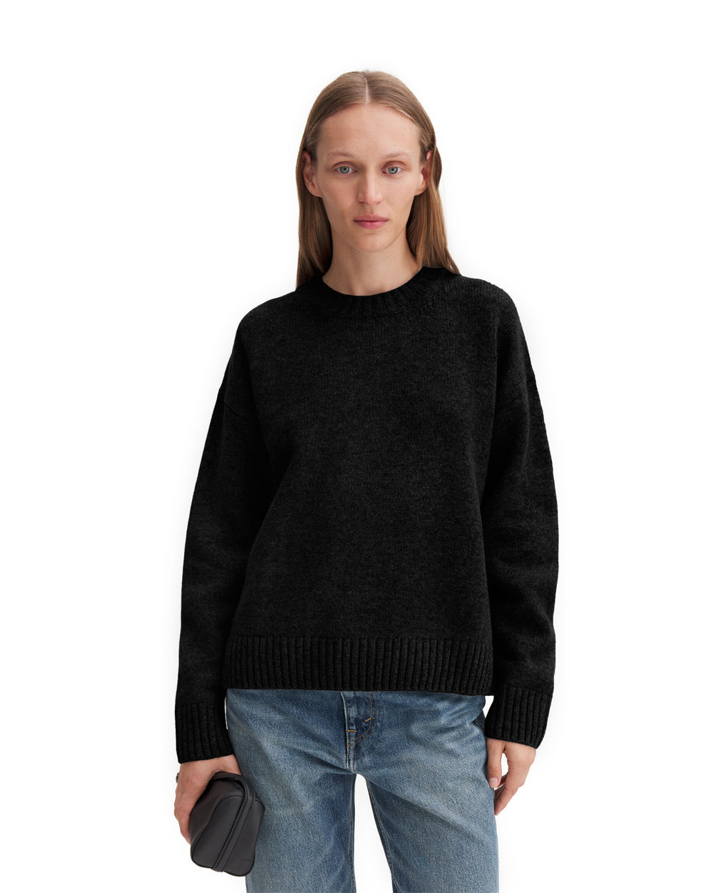 Wool Cashmere Sweater Black