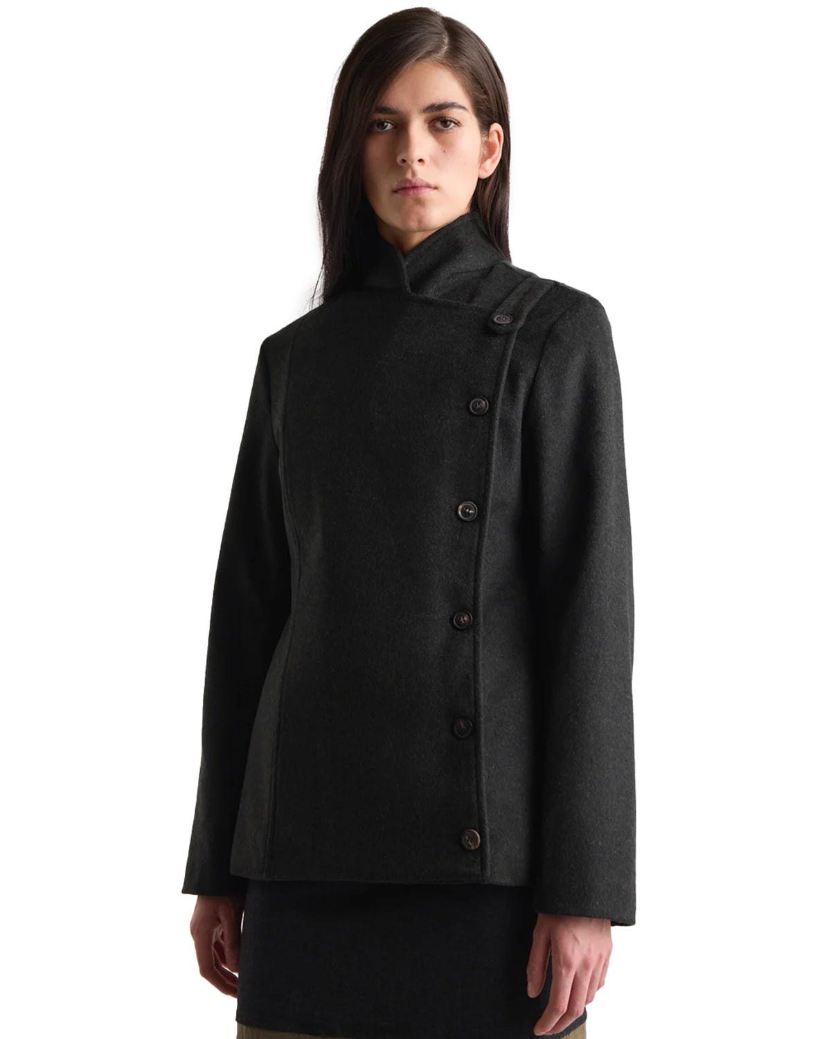 Yashi Short Coat Khaki