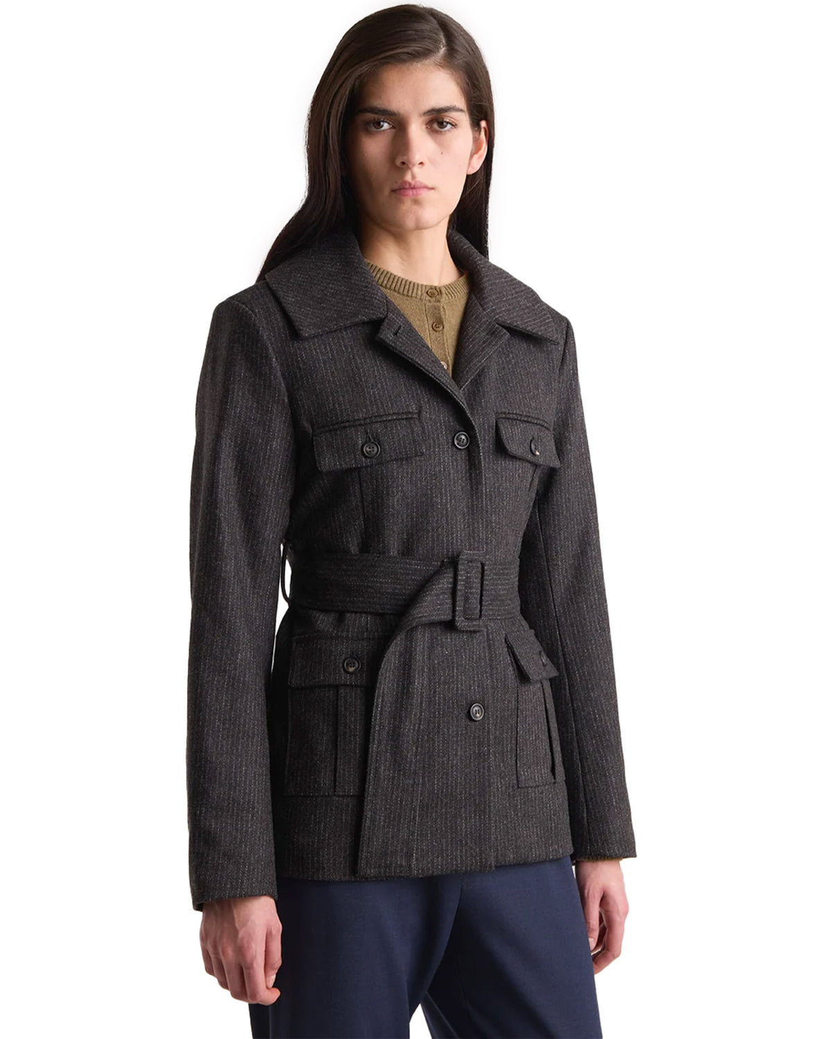Zepel II Fitted Jacket Grey
