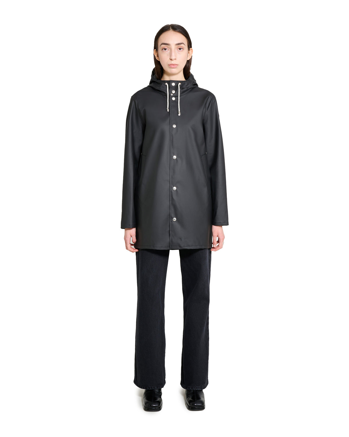 Stockholm Lightweight Raincoat Black