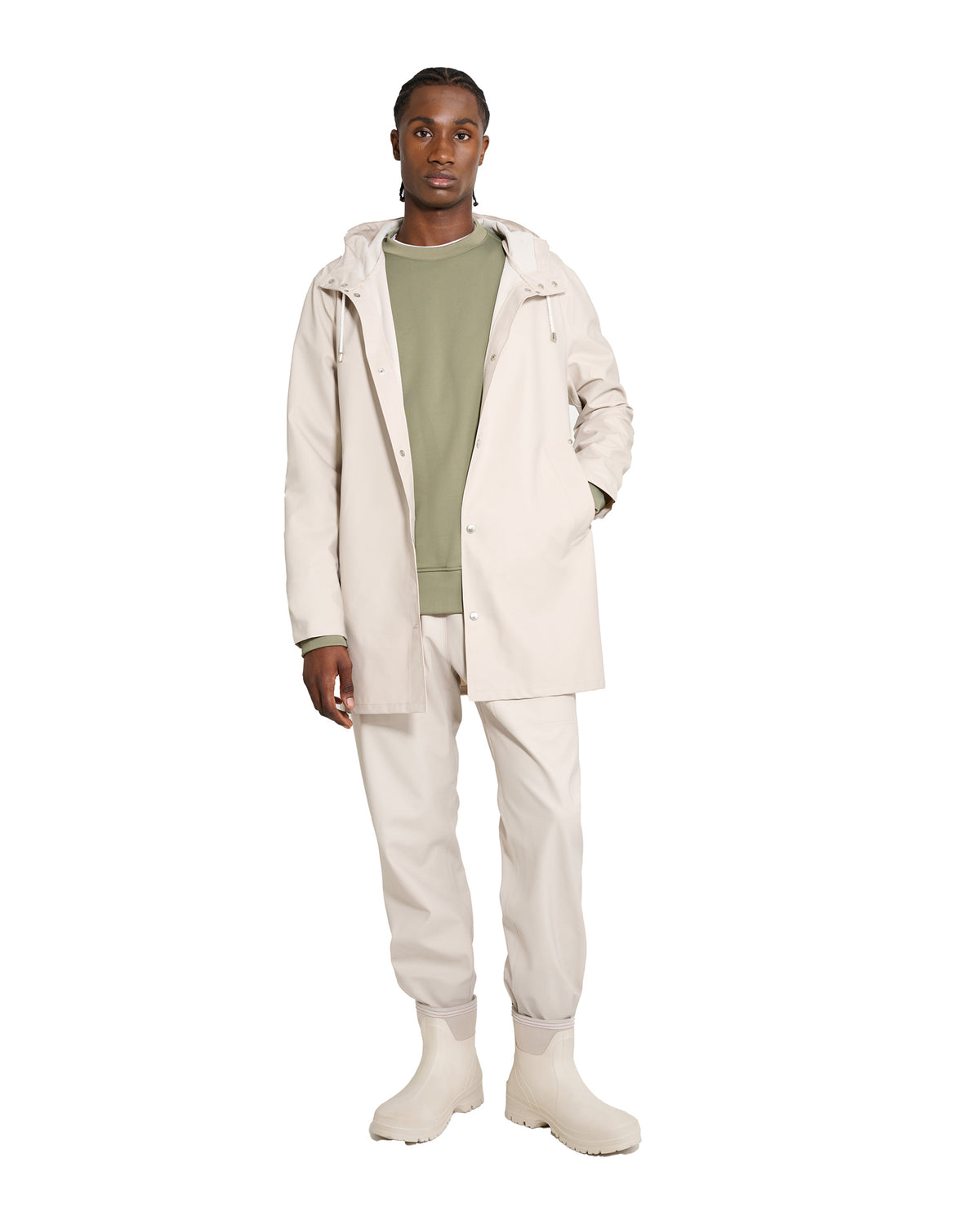 Stockholm Lightweight Raincoat Light Sand