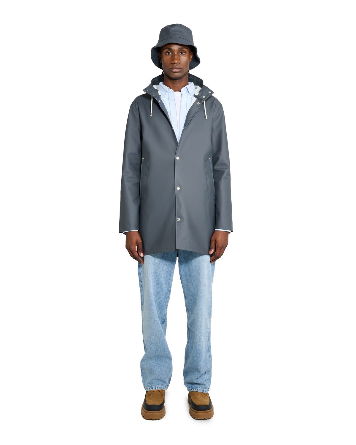 Stockholm Raincoat Charcoal