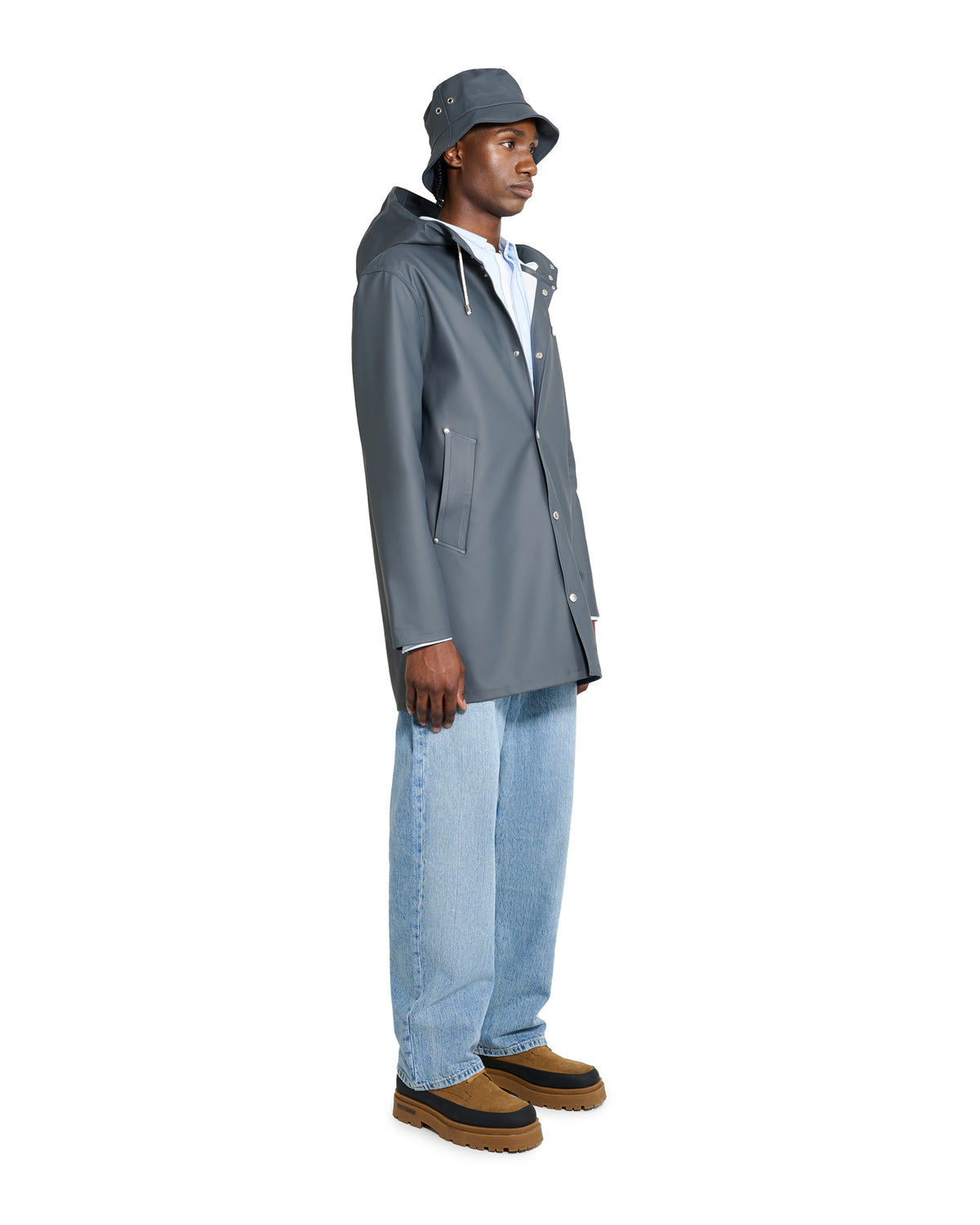 Stockholm Raincoat Charcoal
