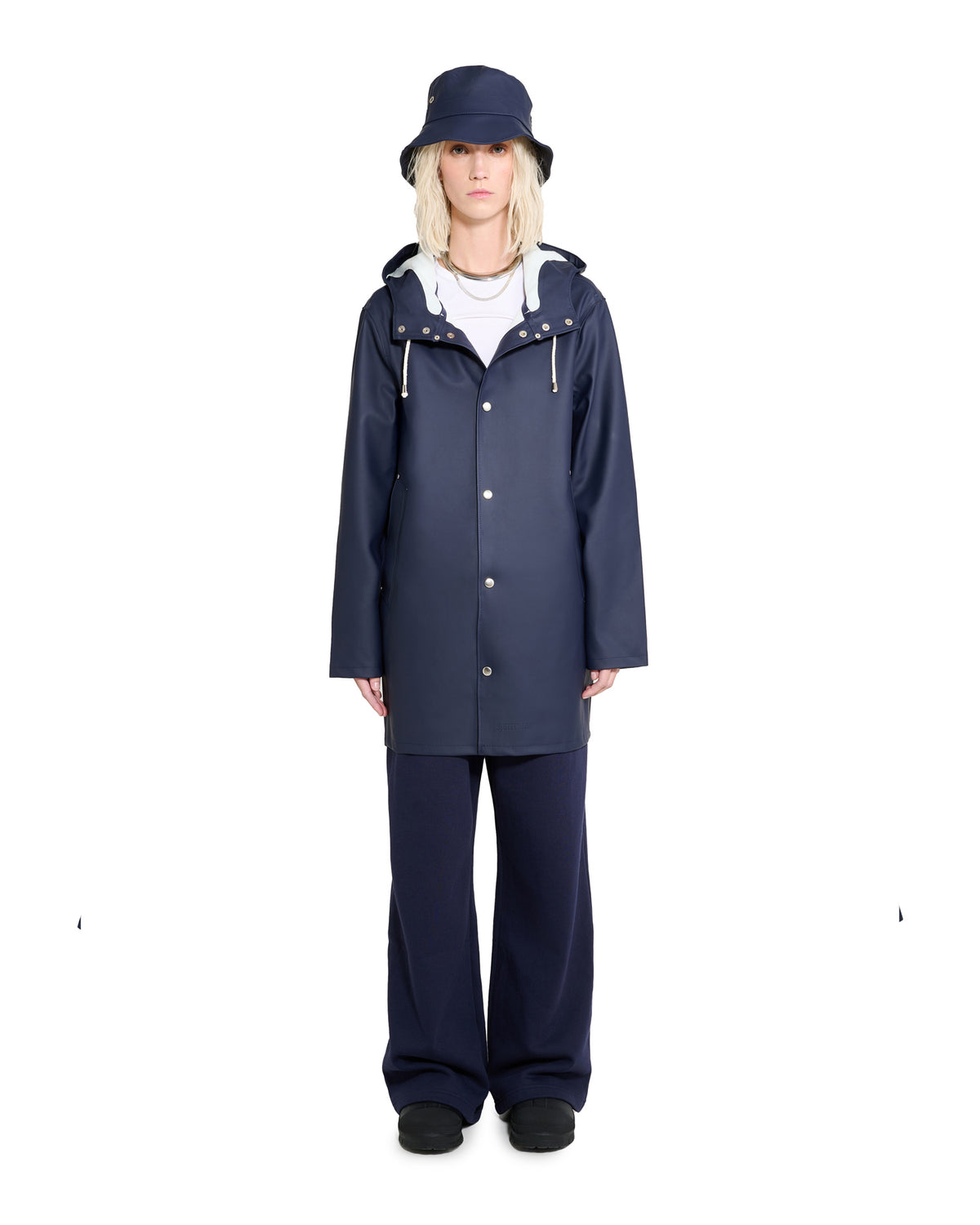 Stockholm Raincoat Navy